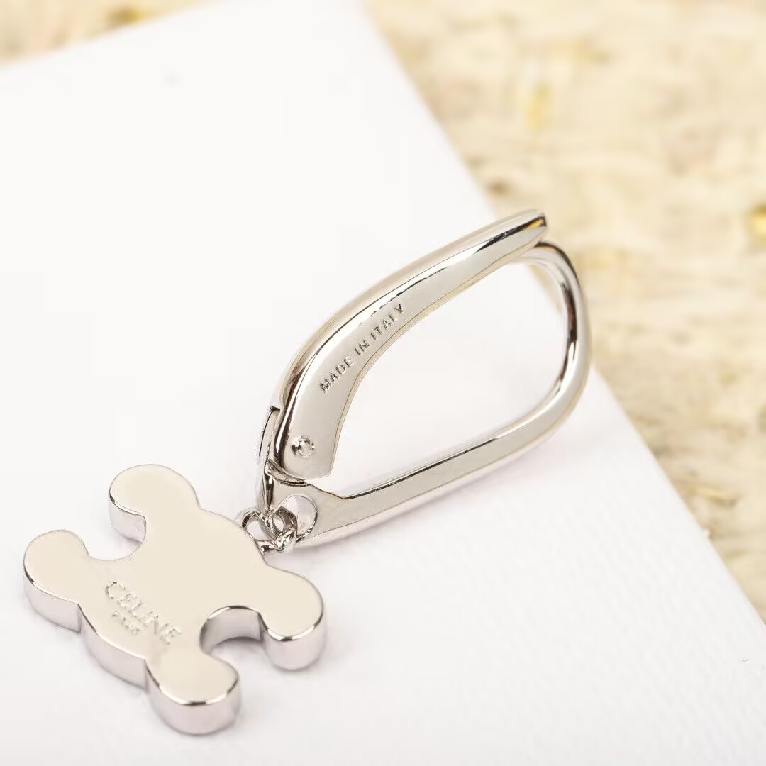 CELINE  トリオンフ ラインストーン ピアス