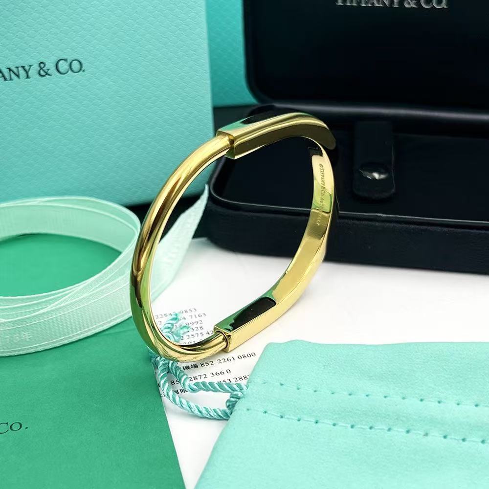 Tiffany バングル イエローゴールド
