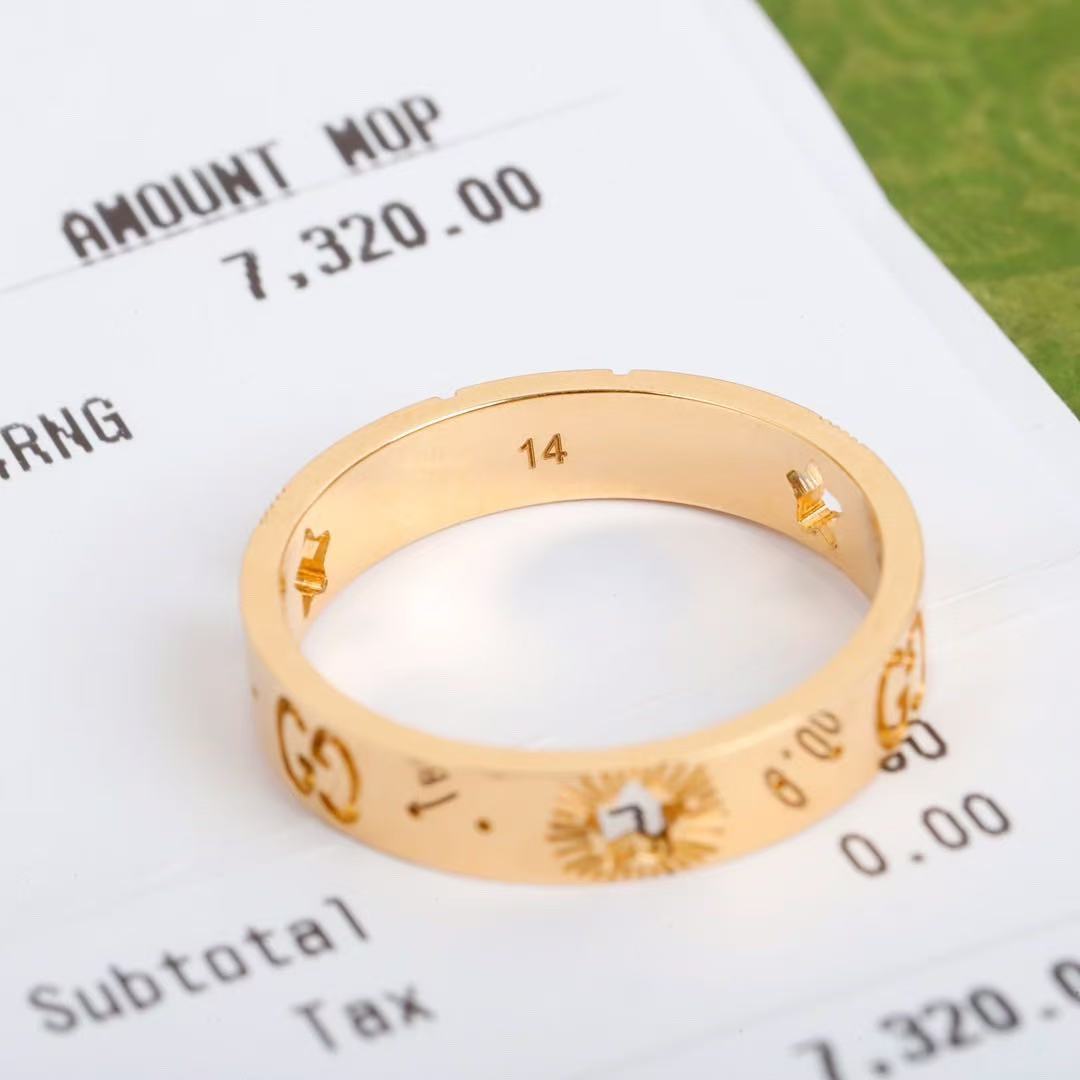 オンライン限定 スター イエローゴールド リング