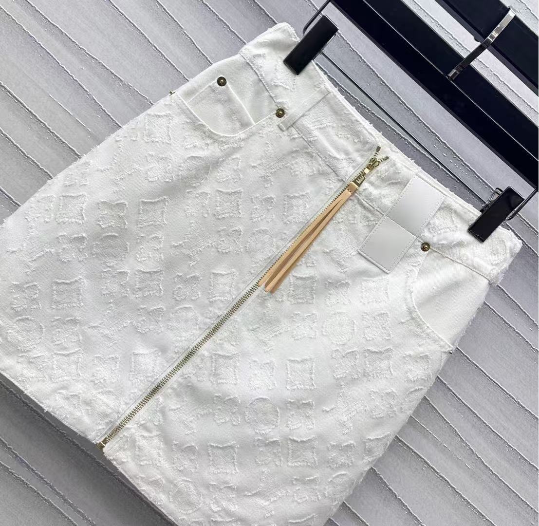 Louis vuitton モノグラム フィルクーペ デニムスカート