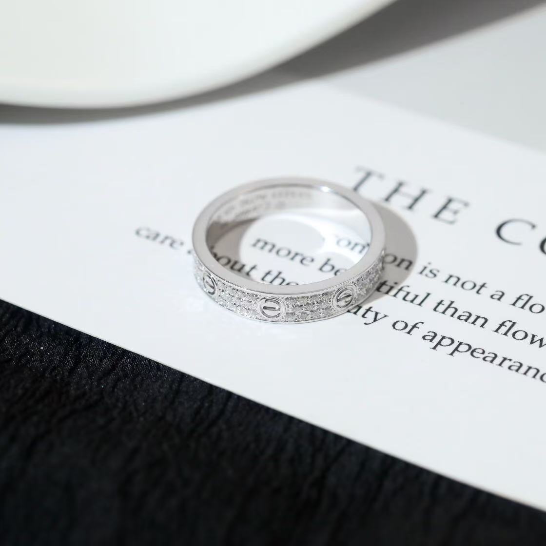 Love リング、スモールモデル、パヴェ