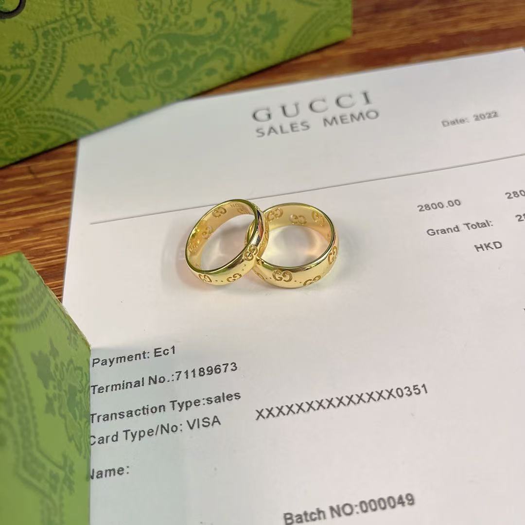 GG 18K ワイド リング