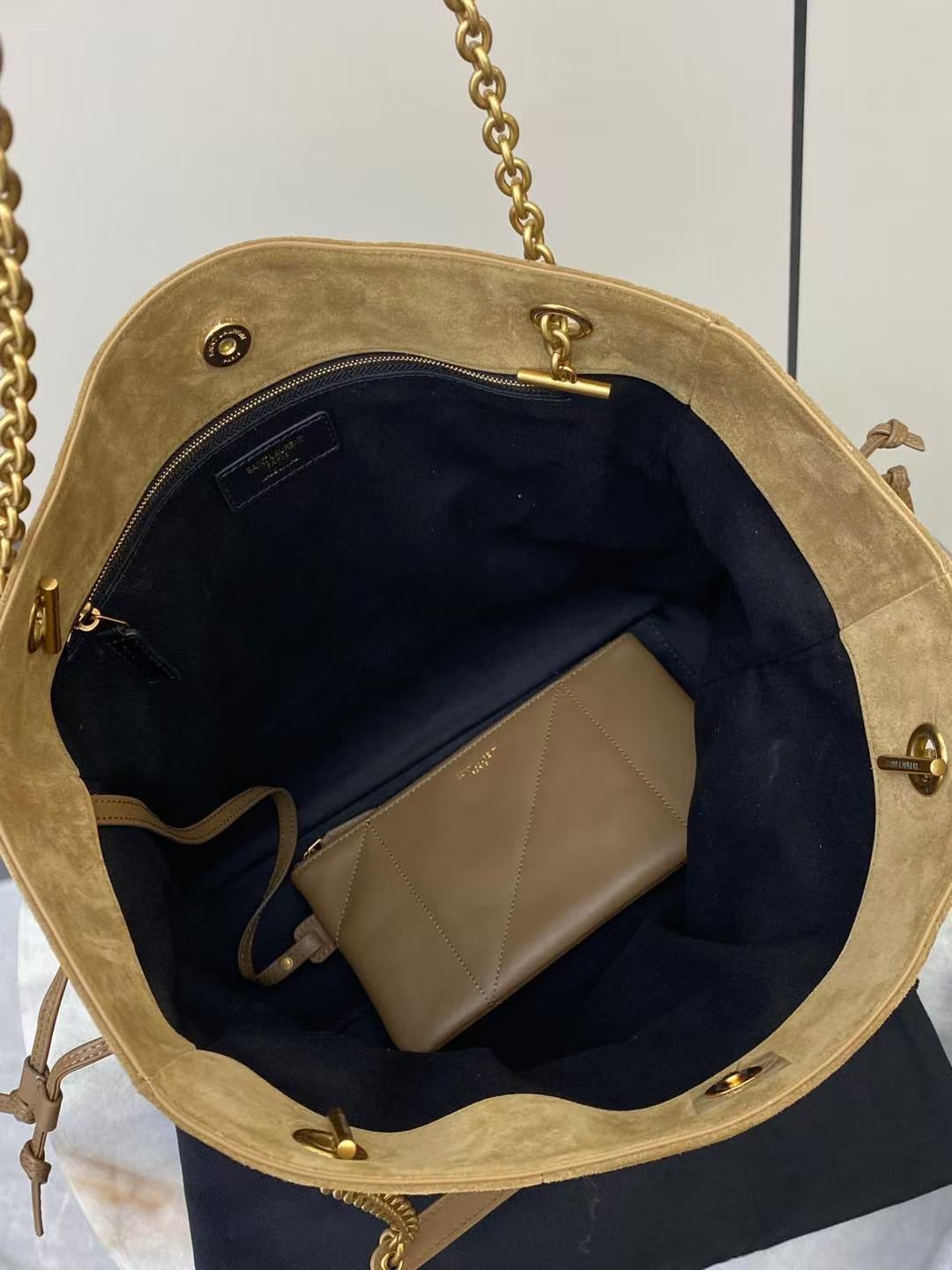 Saint Laurent サンローラン ジェイミー ショッピング スモール（スエード）