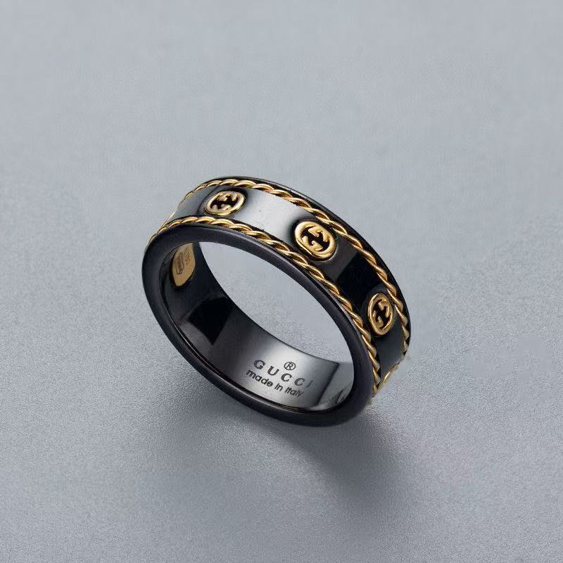 GUCCI インターロッキングG 18K リング