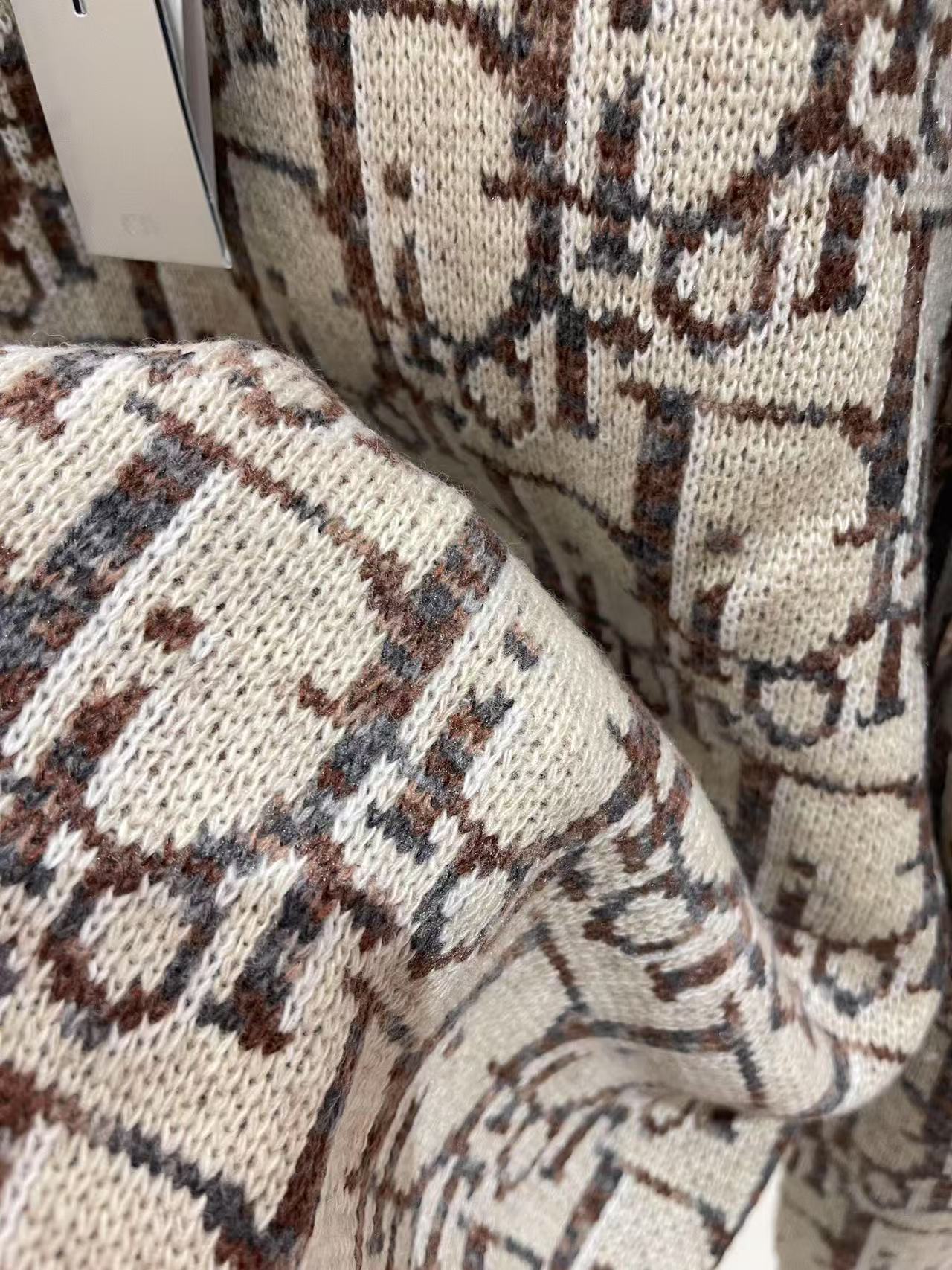 DIOR セーター ディオール オブリーク バージンウールジャカード