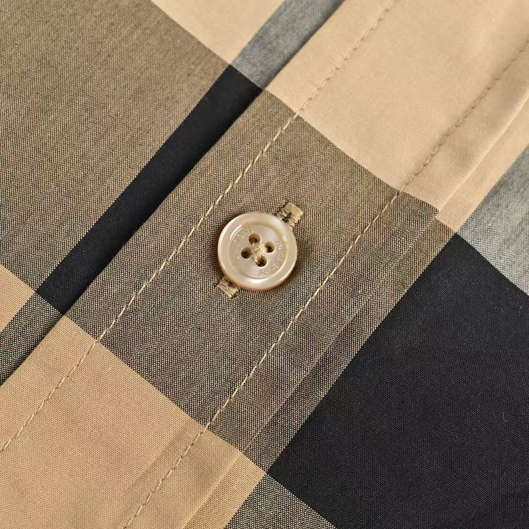 Burberry チェック コットンシャツ