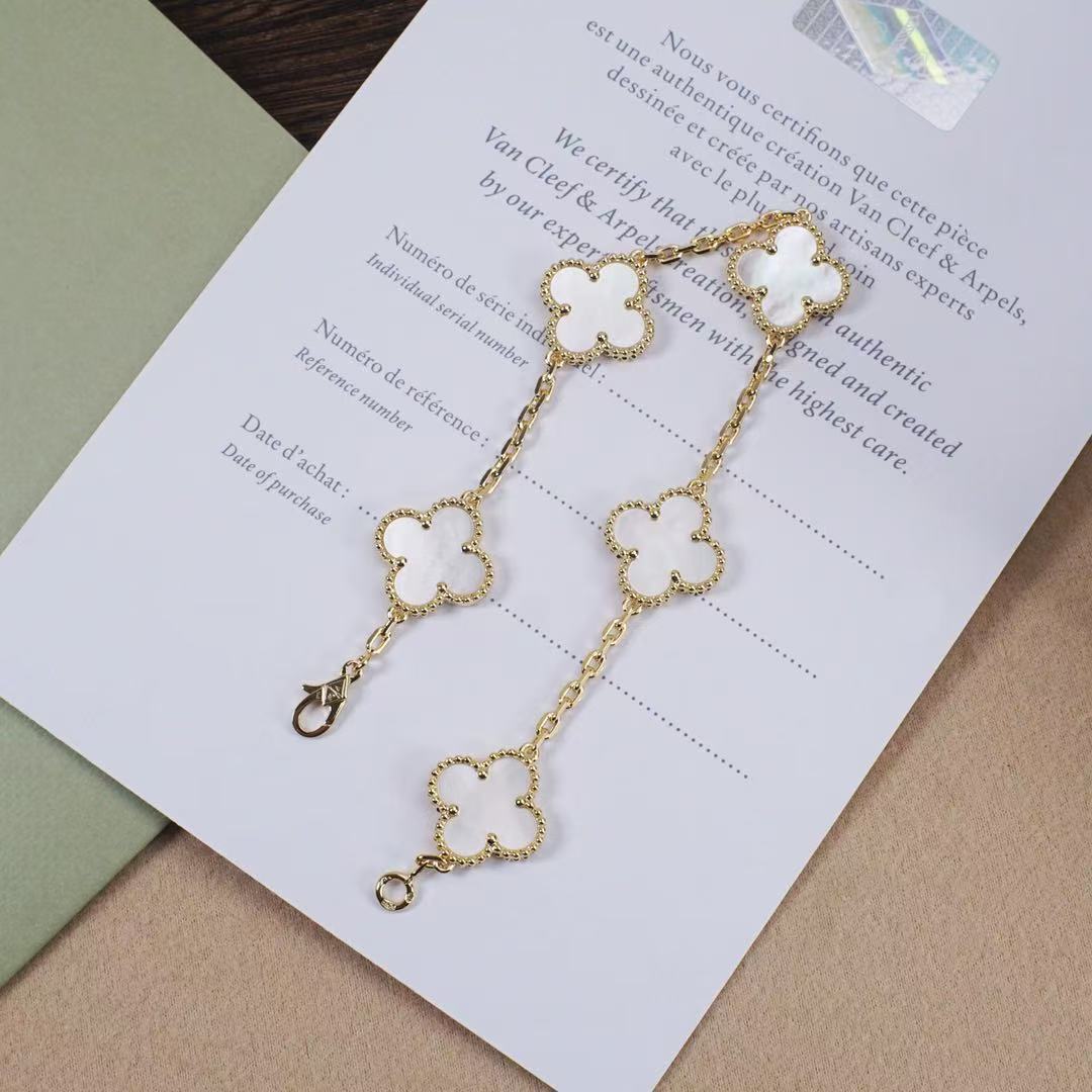 ヴィンテージ アルハンブラ ブレスレット、5モチーフ