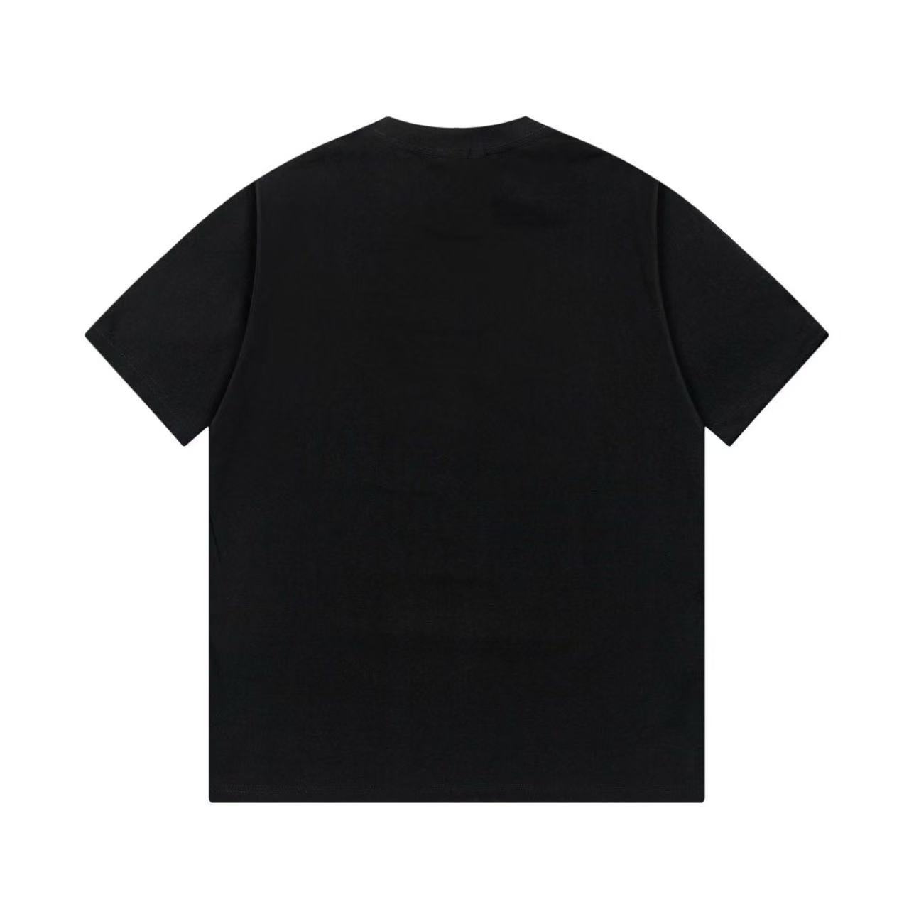 Fendi ブラックコットン Tシャツ
