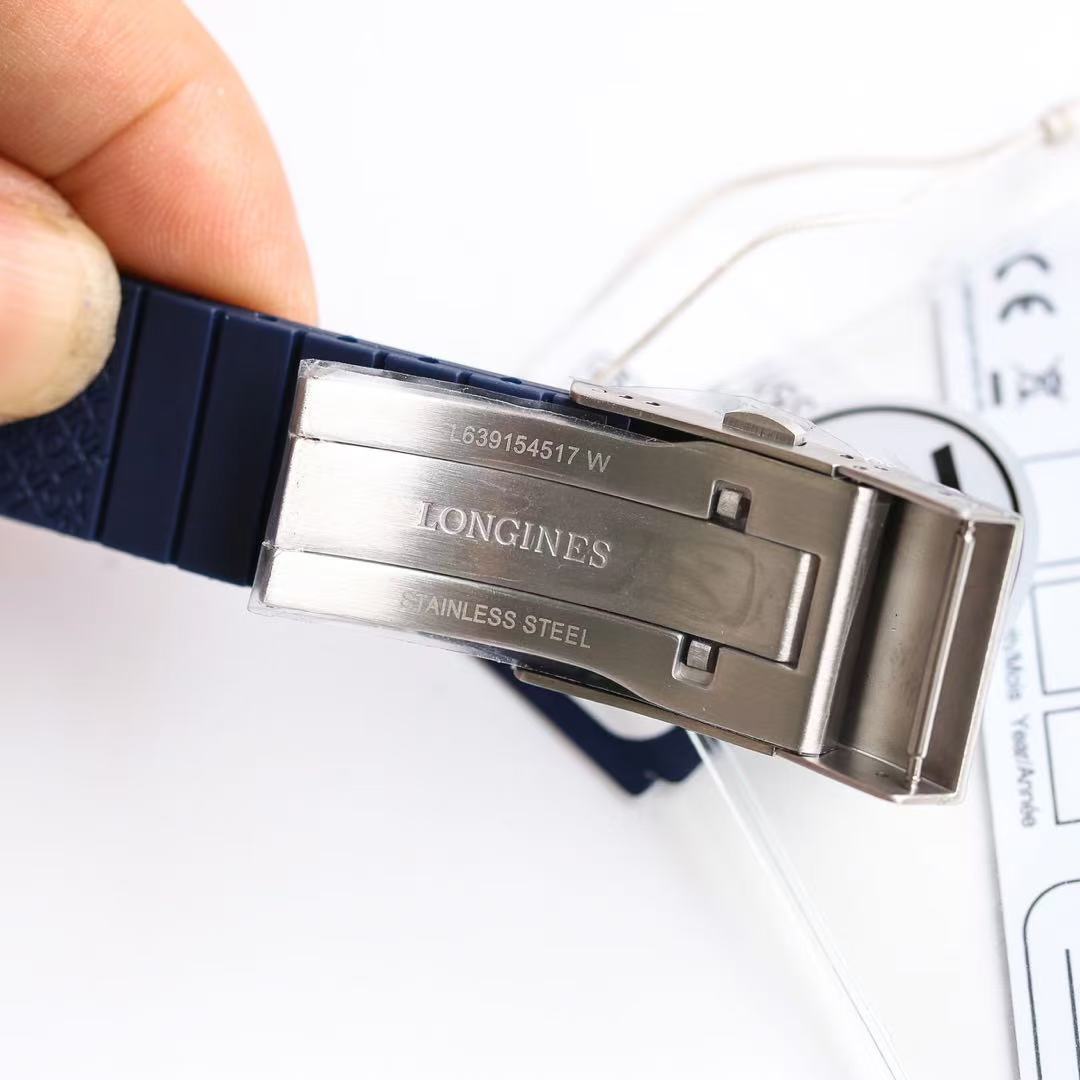 LONGINES  ロンジン  ハイドロコンクエスト, L3.781.4.56.9, 自動巻 ウォッチ, Ø 41.00 mm, ステンレススティールとセラミック.