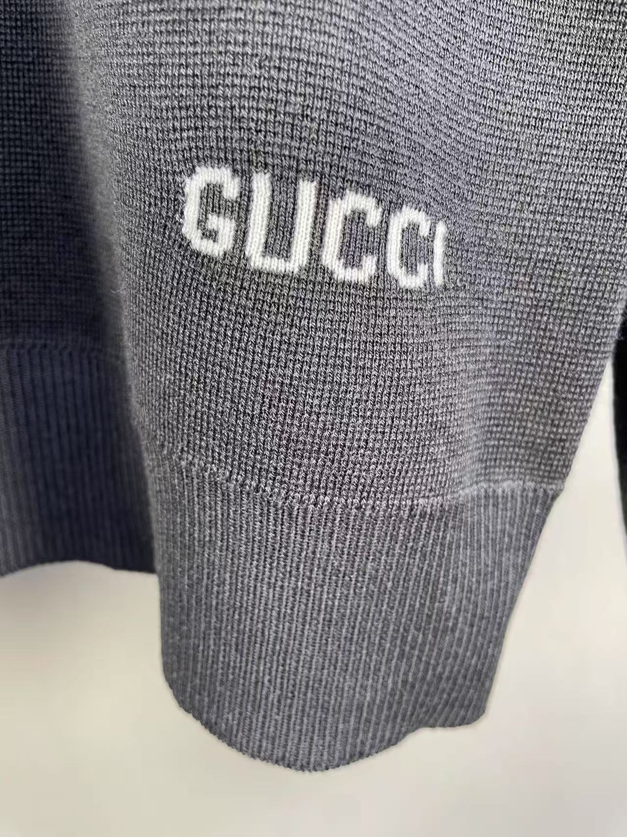 GUCCI インターシャ シルクコットン セーター