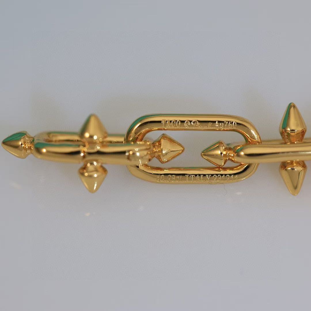 ティファニー タイタン by ファレル・ウィリアムス リンク ブレスレット ゴールドにダイヤモンドをセッティング