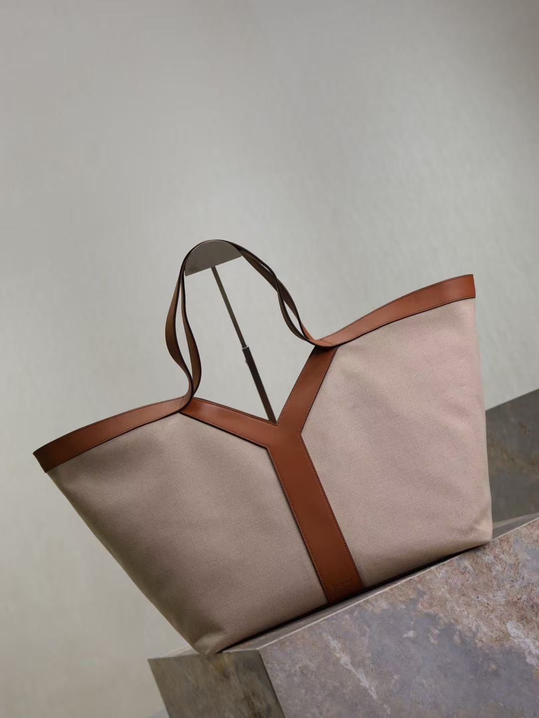 Saint Laurent サンローラン トート（キャンバス&レザー）