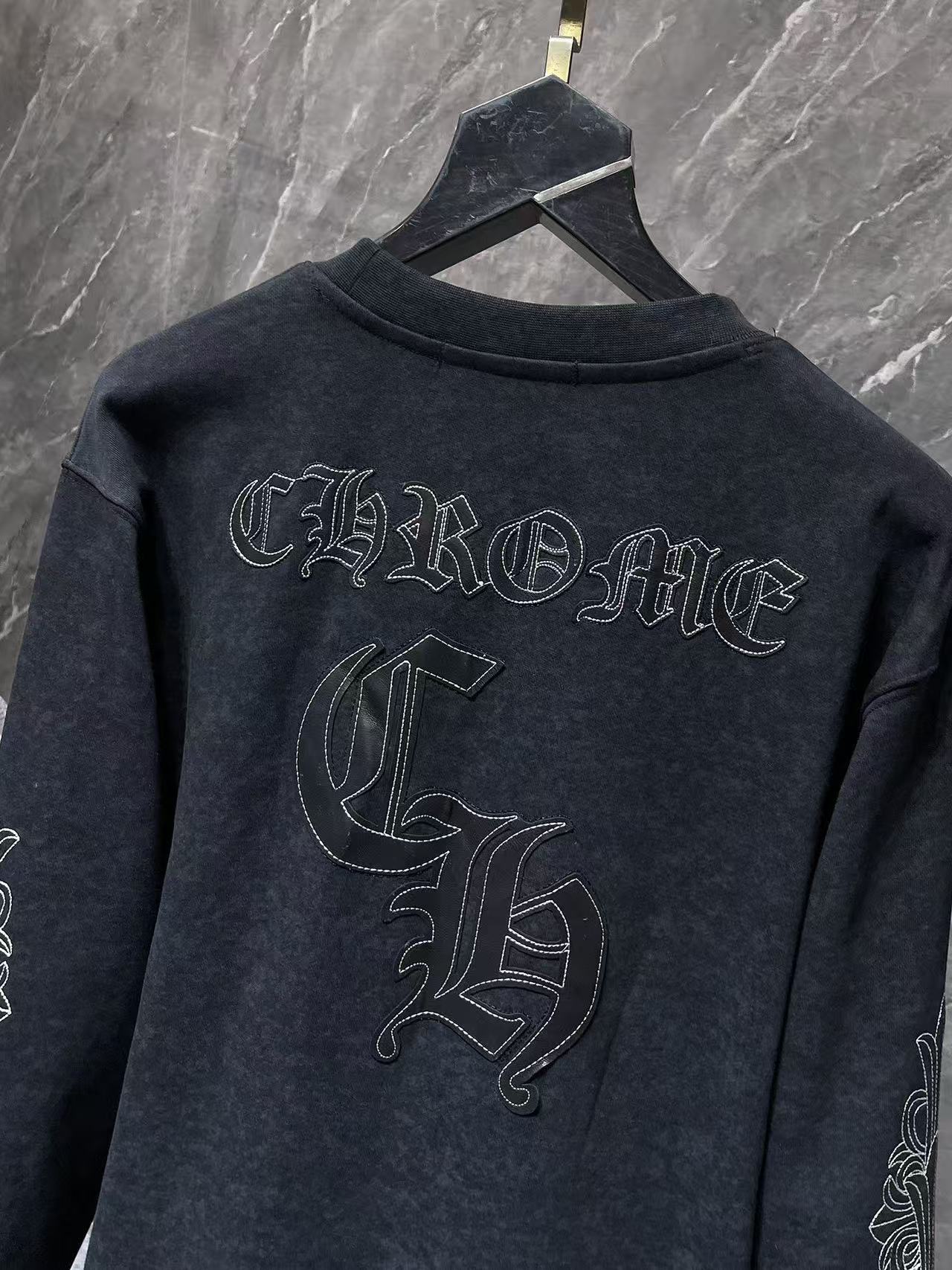クロムハーツ Chrome Hearts　長袖カットソー(ブラック)