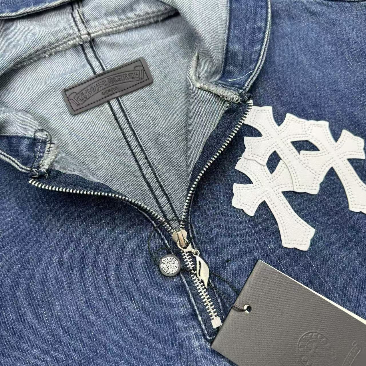 Chrome Hearts　ハーフ ジップデニム アノラック ブルゾン