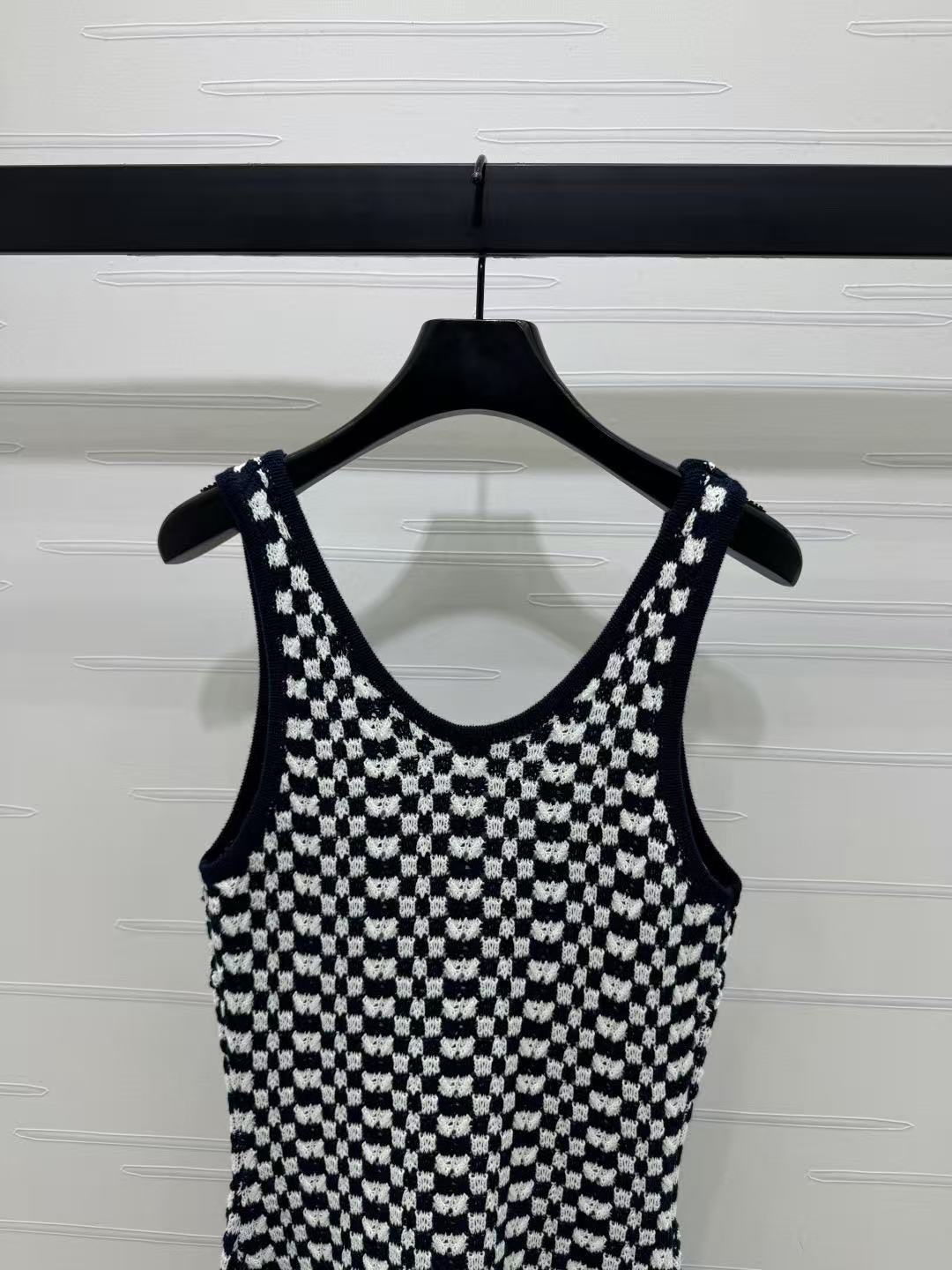 CELINE ミニスケータードレス / クロシェコットン