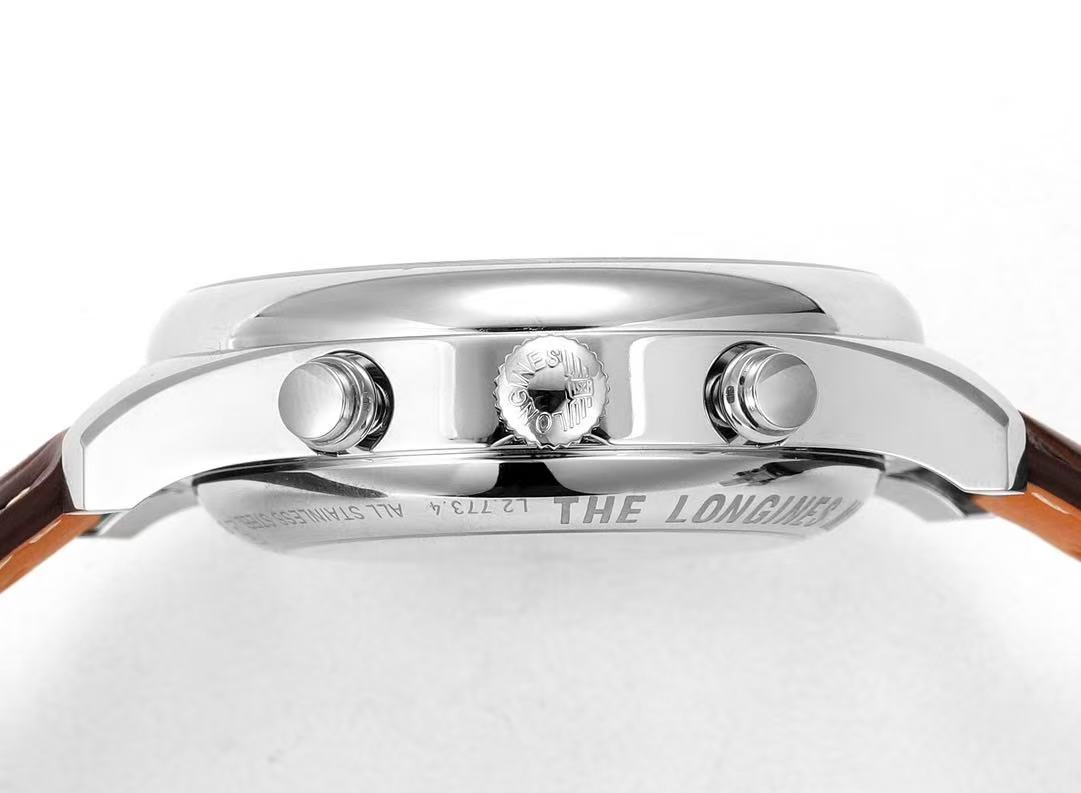 LONGINES MASTER COLLECTION CHRONO MOONPHASE, L2.773.4.78.3, 自動巻 ウォッチ, Ø 42.00 mm, ステンレススティール. 