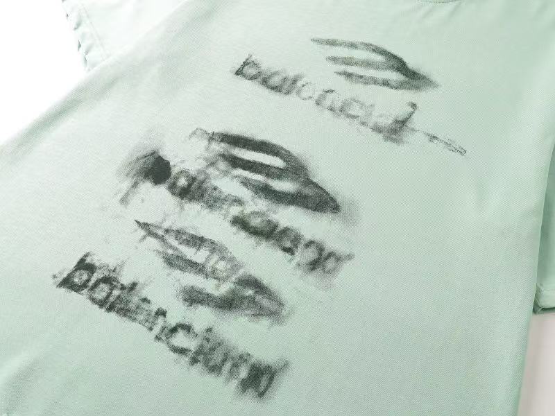 Balenciaga DIY IMPRINT CROPPED Tシャツ で セージグリーン