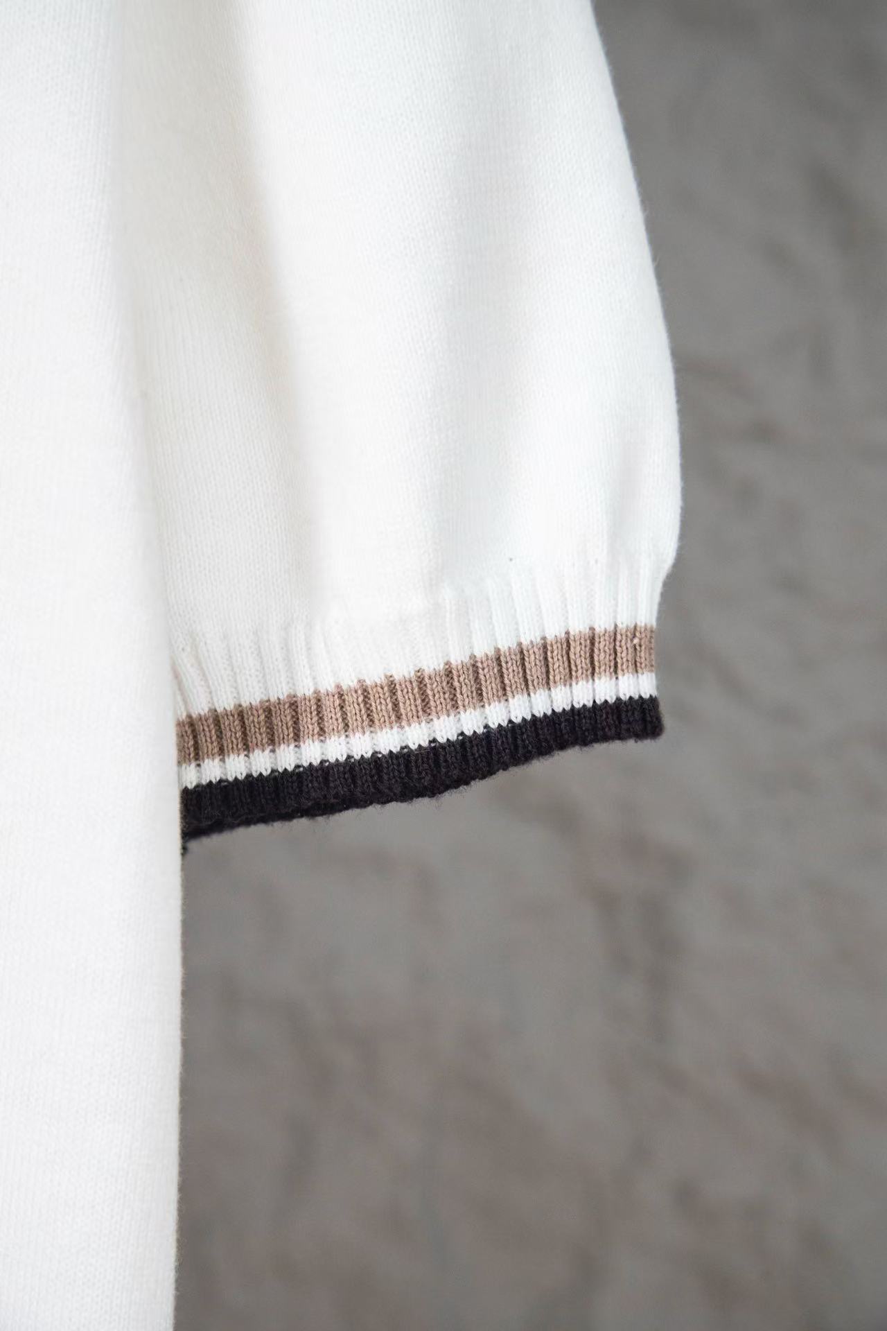 Fendi ホワイトFFジャカード ポロシャツ