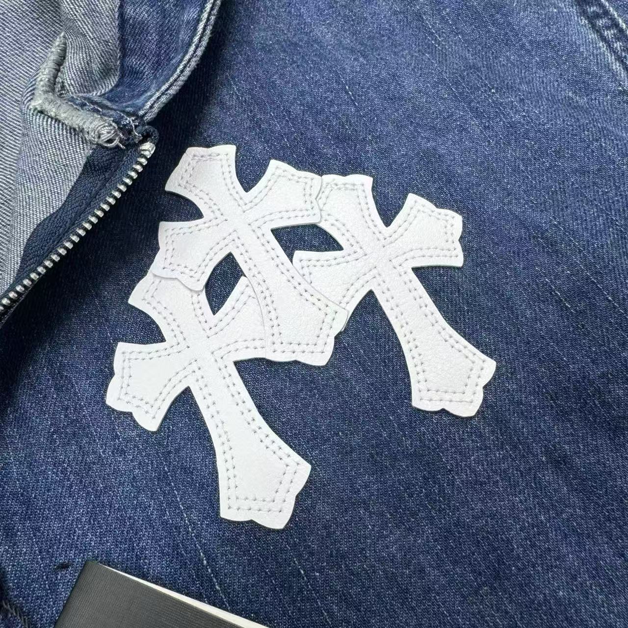 Chrome Hearts　ハーフ ジップデニム アノラック ブルゾン