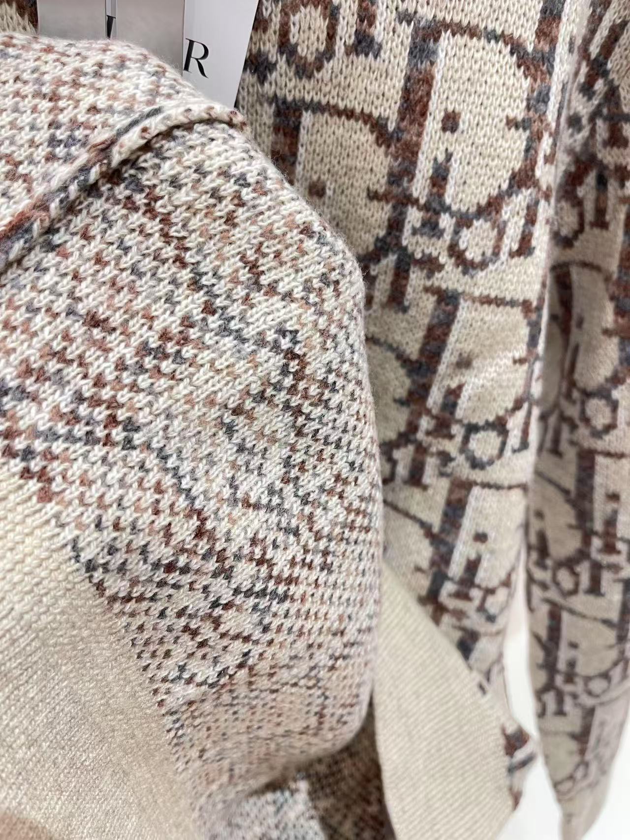 DIOR セーター ディオール オブリーク バージンウールジャカード