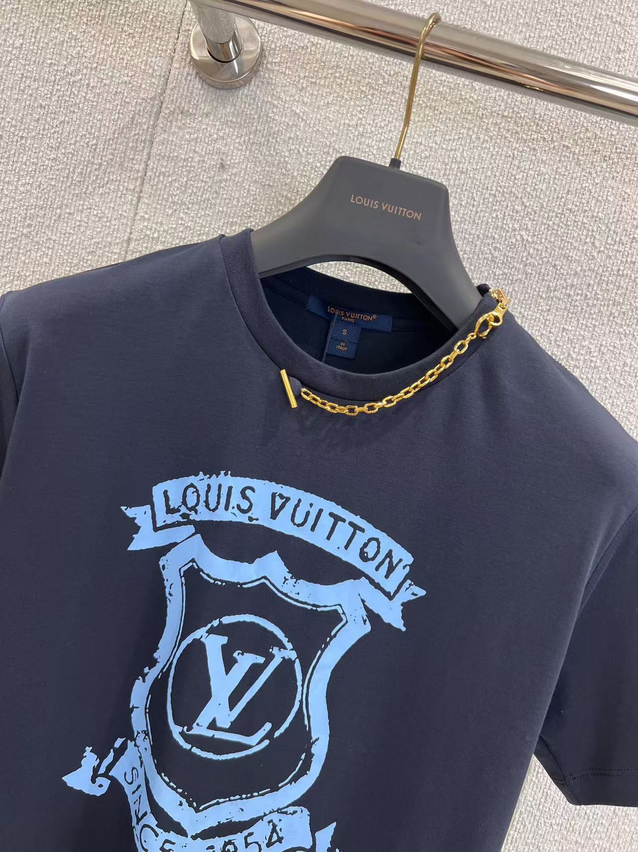 Louis vuitton Tシャツ ウィズ LV クレスト