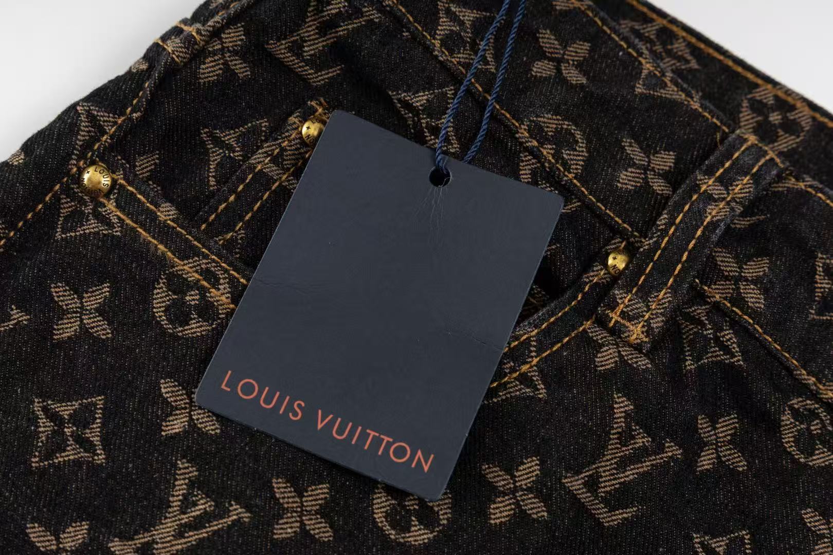 Louis vuitton モノグラム ストレートカットジーンズ
