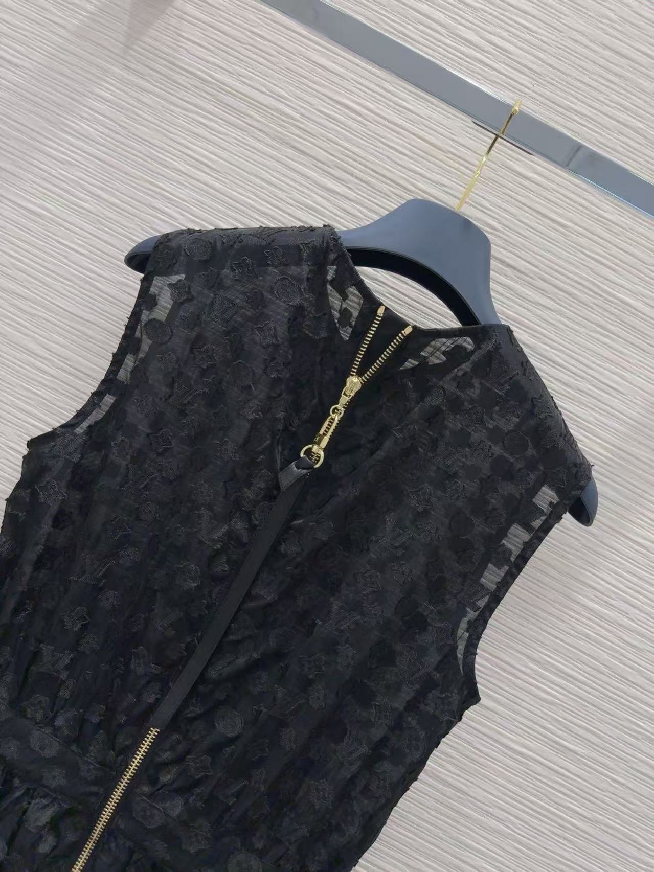 Louis vuitton モノグラム フィルクーペ ティアードドレス