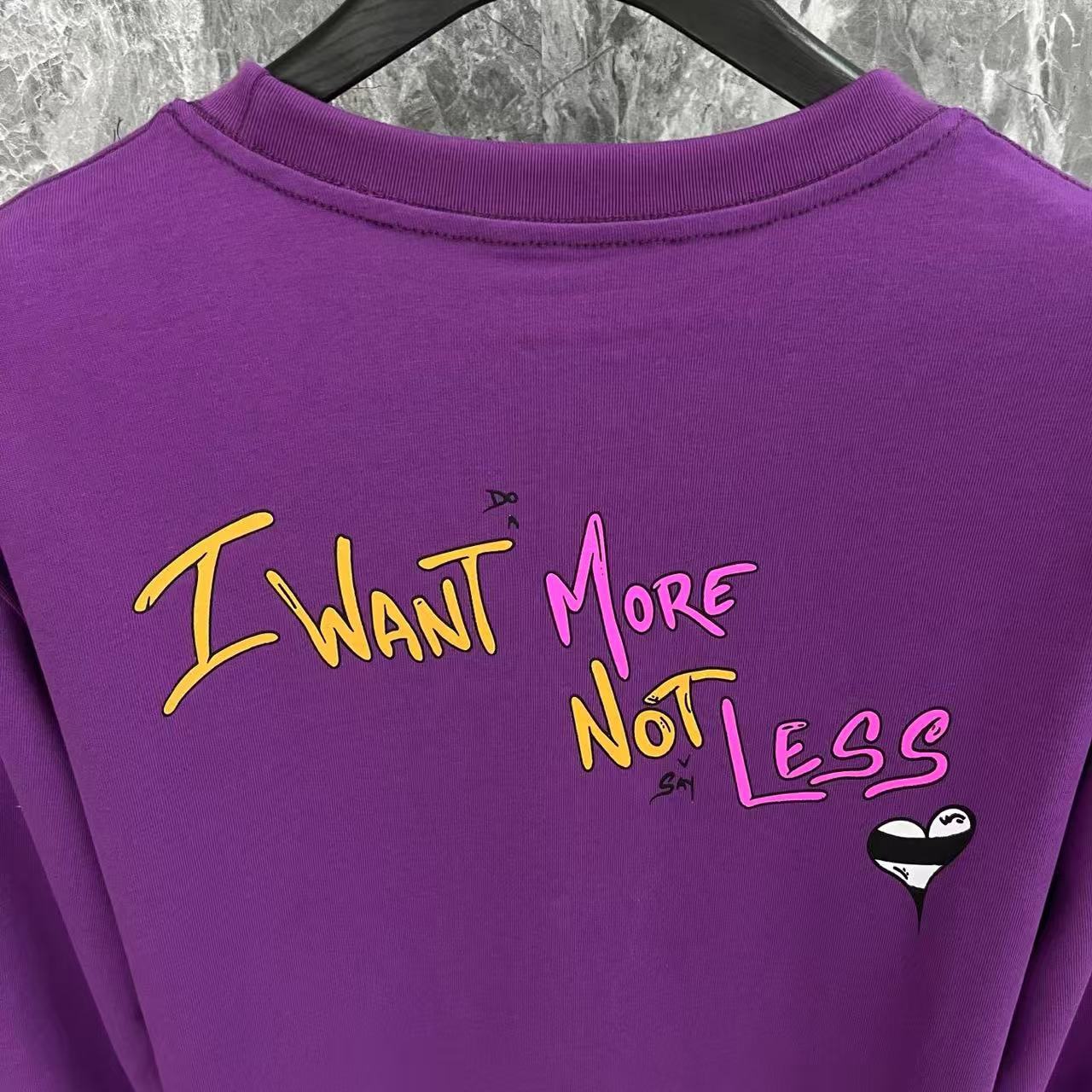 CHROME HEARTS 紫 長袖Tシャツ