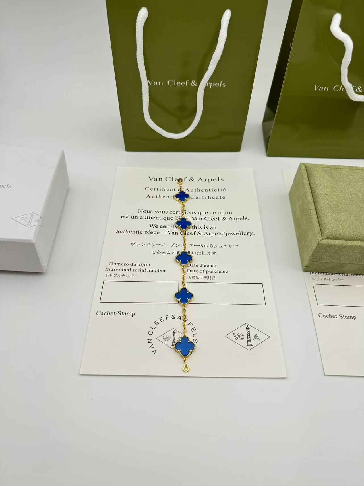 ヴィンテージ アルハンブラ ブレスレット、5モチーフ