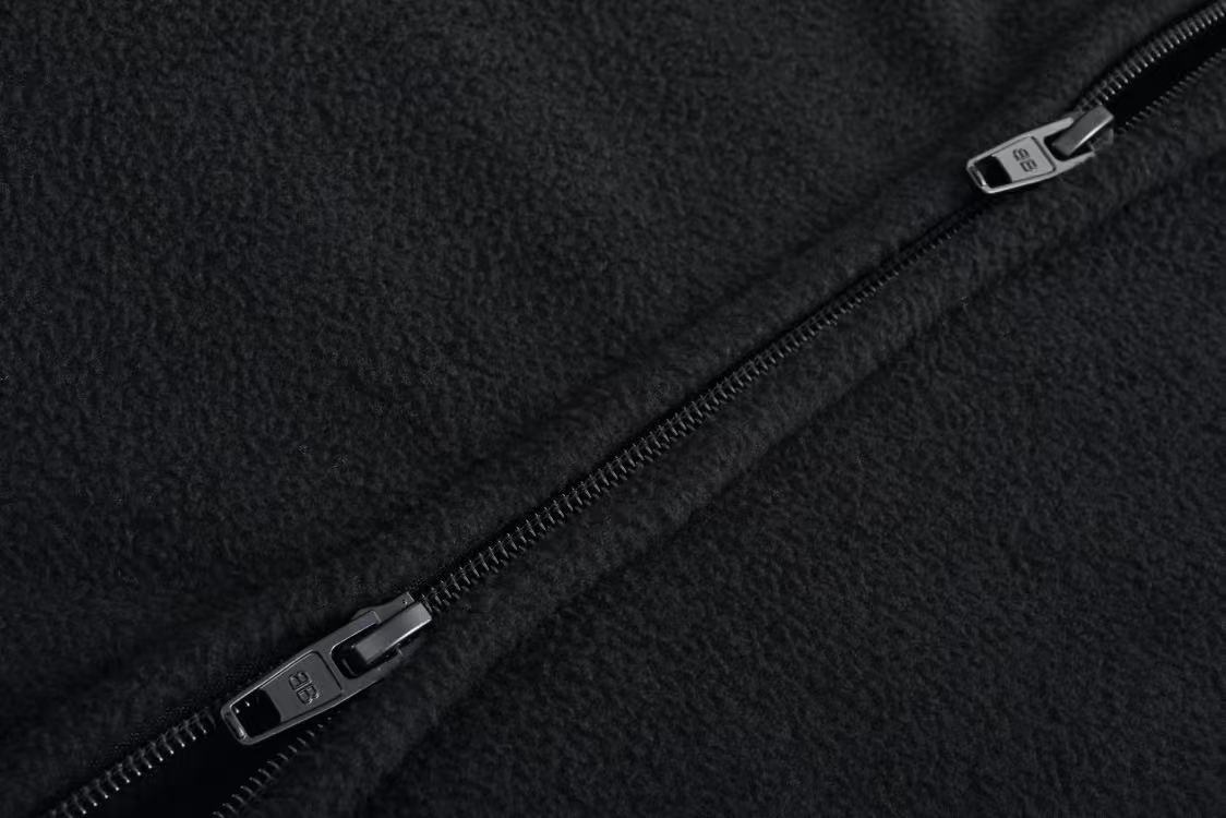 Balenciaga ブラック/ホワイト の メンズ BALENCIAGA BACK ジップアップ ジャケット