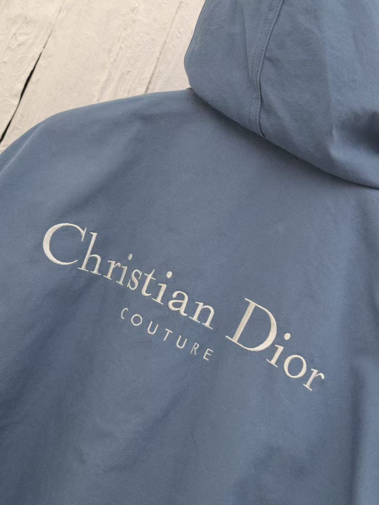 Christian Dior Couture フード付きスウェットシャツ コットンデニム