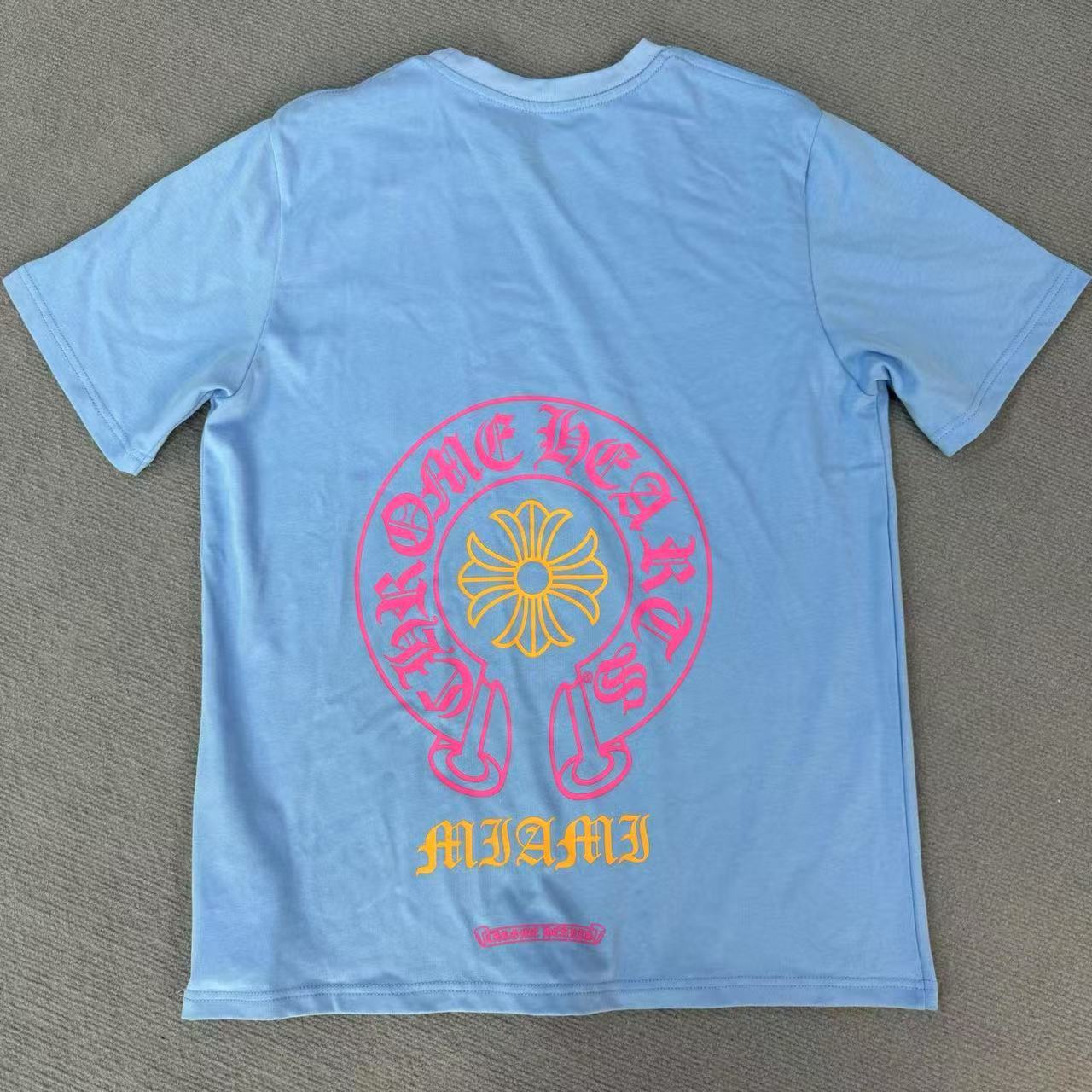 Chrome Hearts マイアミ限定バックホースシュープリントTシャツ CH T-SHRT LTD