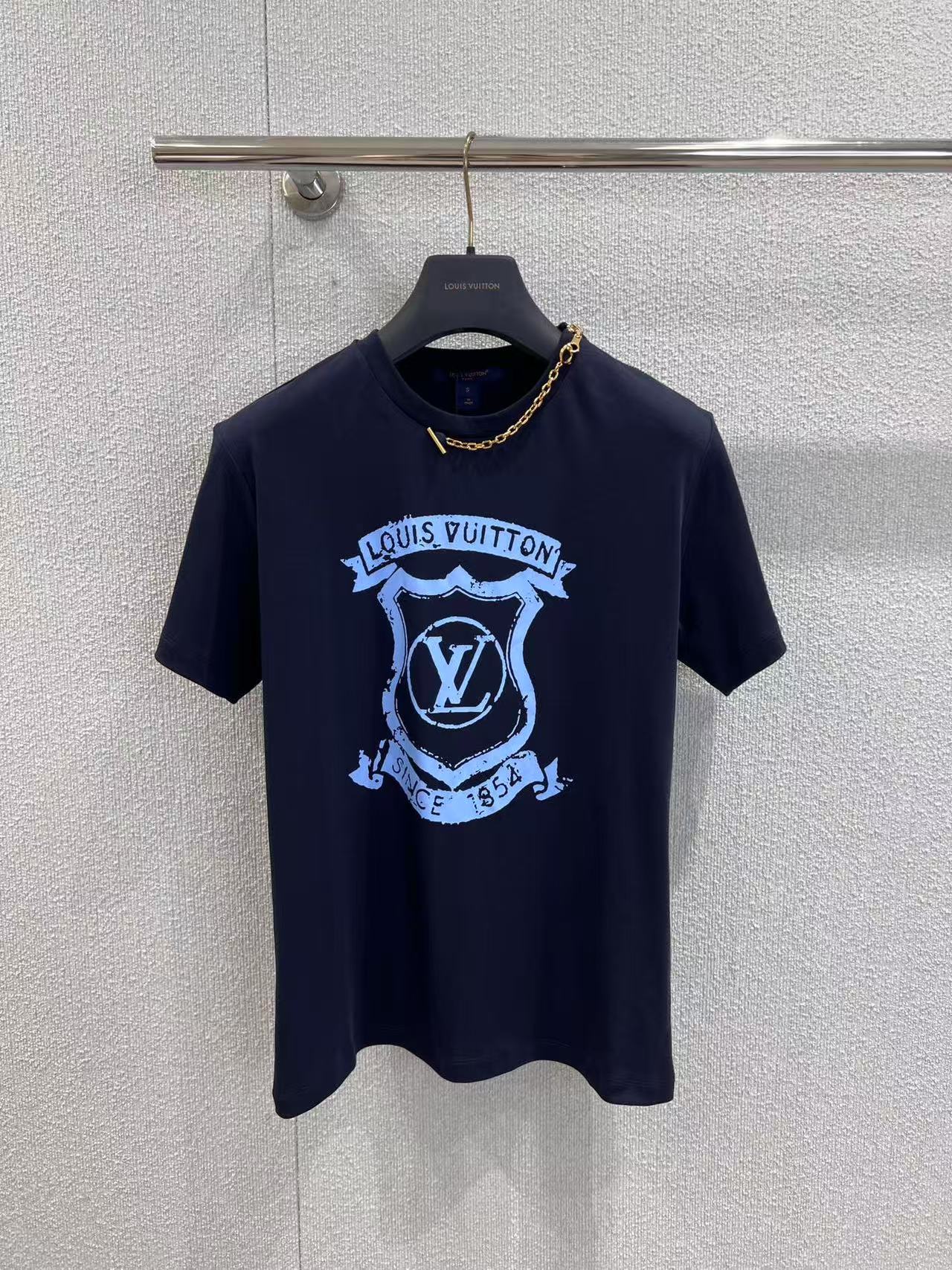Louis vuitton Tシャツ ウィズ LV クレスト