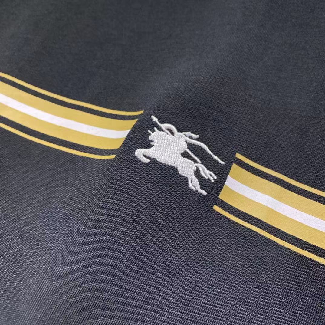 Burberry ストライプ コットンTシャツ