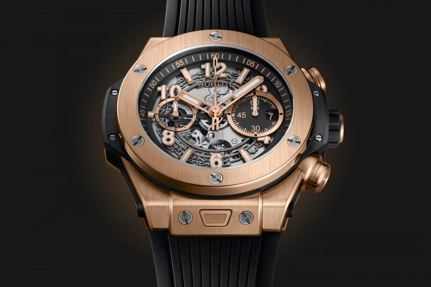  HUBLOT ウブロ ウニコ キングゴールド
