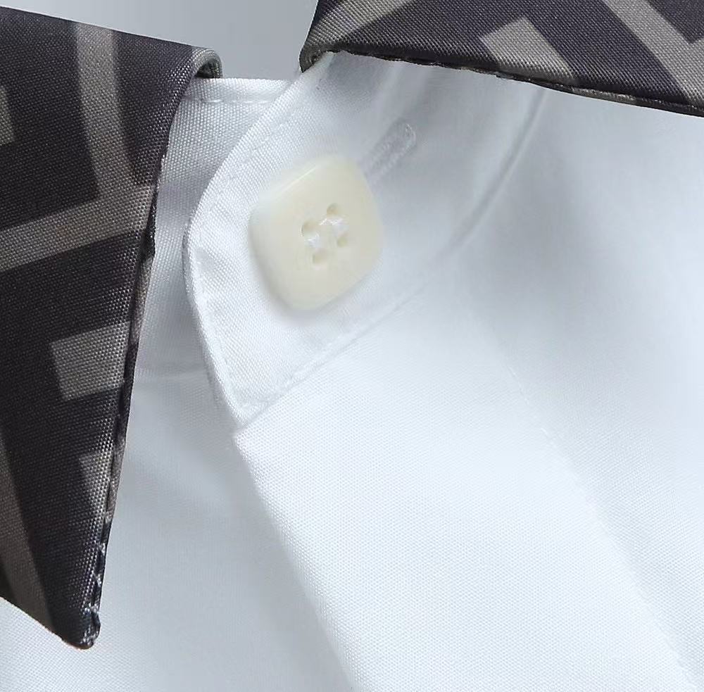 Fendi ホワイトコットン シャツ