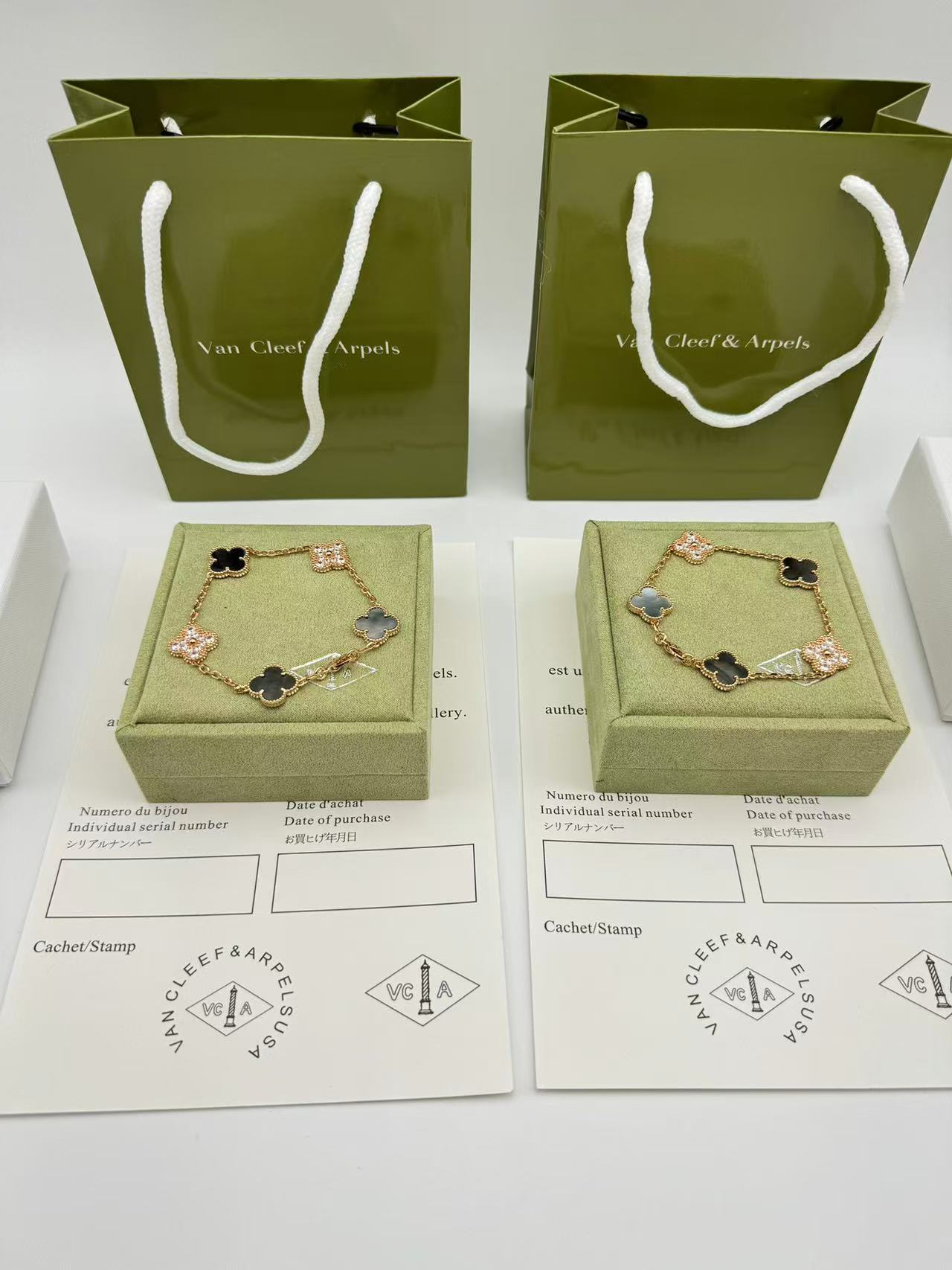 ヴィンテージ アルハンブラ ブレスレット、5モチーフ