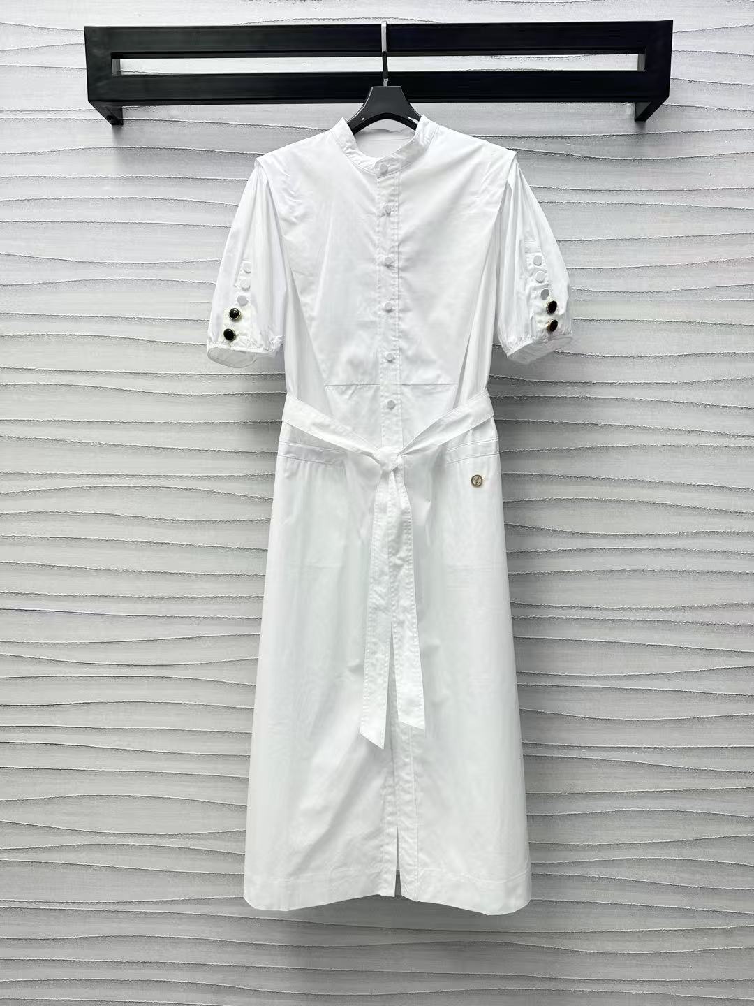 Louis vuitton パフスリーブ シャツドレス