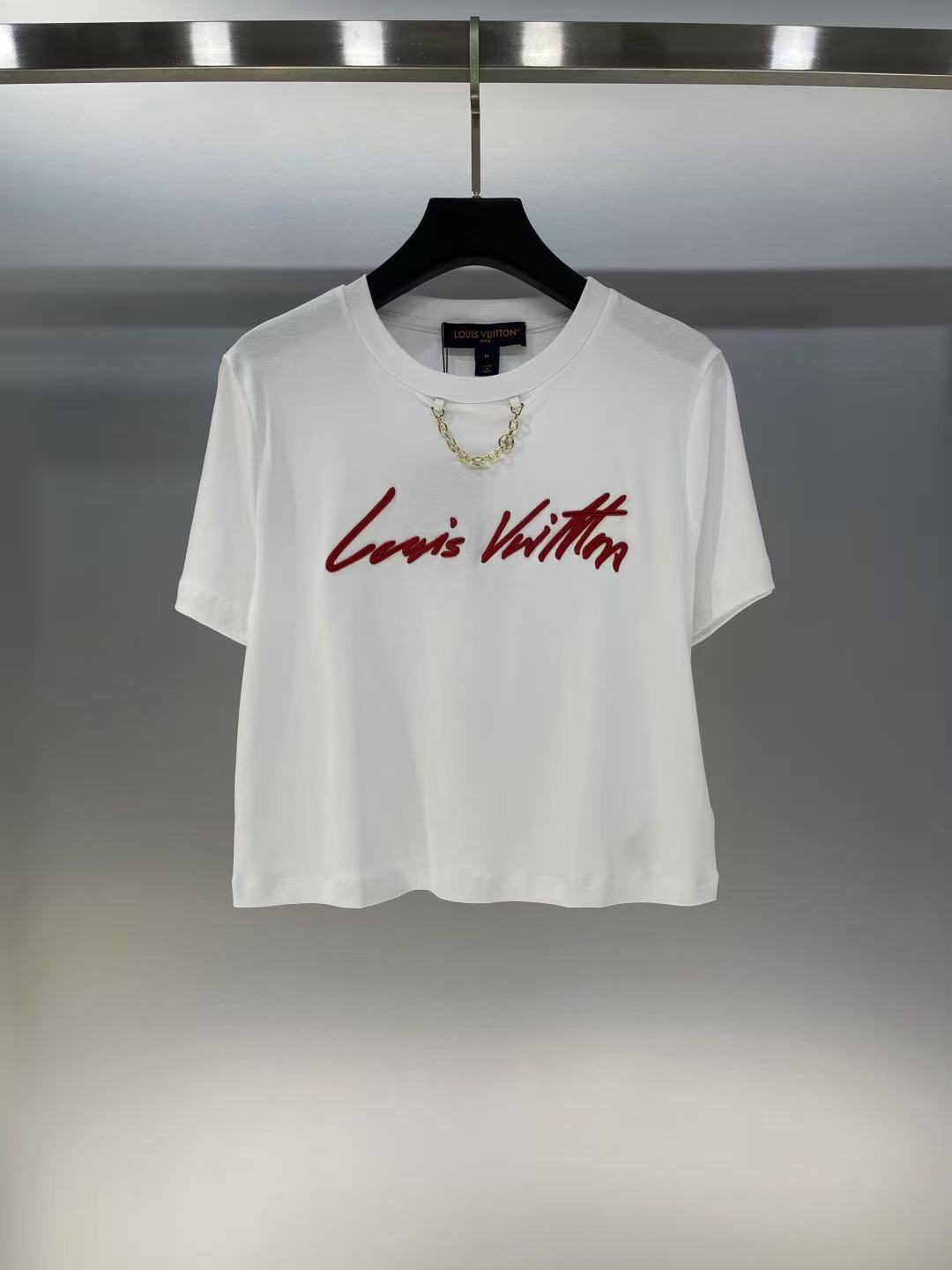 Louis vuitton カーシブ シグネチャー クロップトップ