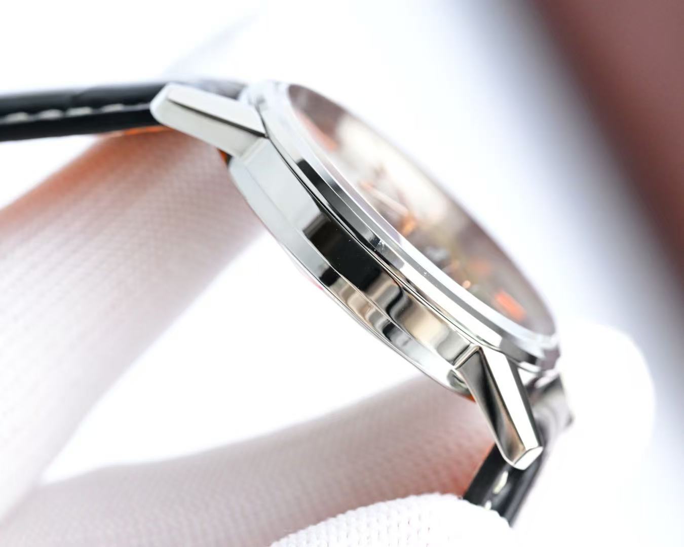 LONGINES  ロンジン フラッグシップ ヘリテージ, L4.795.4.58.0, 自動巻 ウォッチ, Ø 38.50 mm, ステンレススティール.