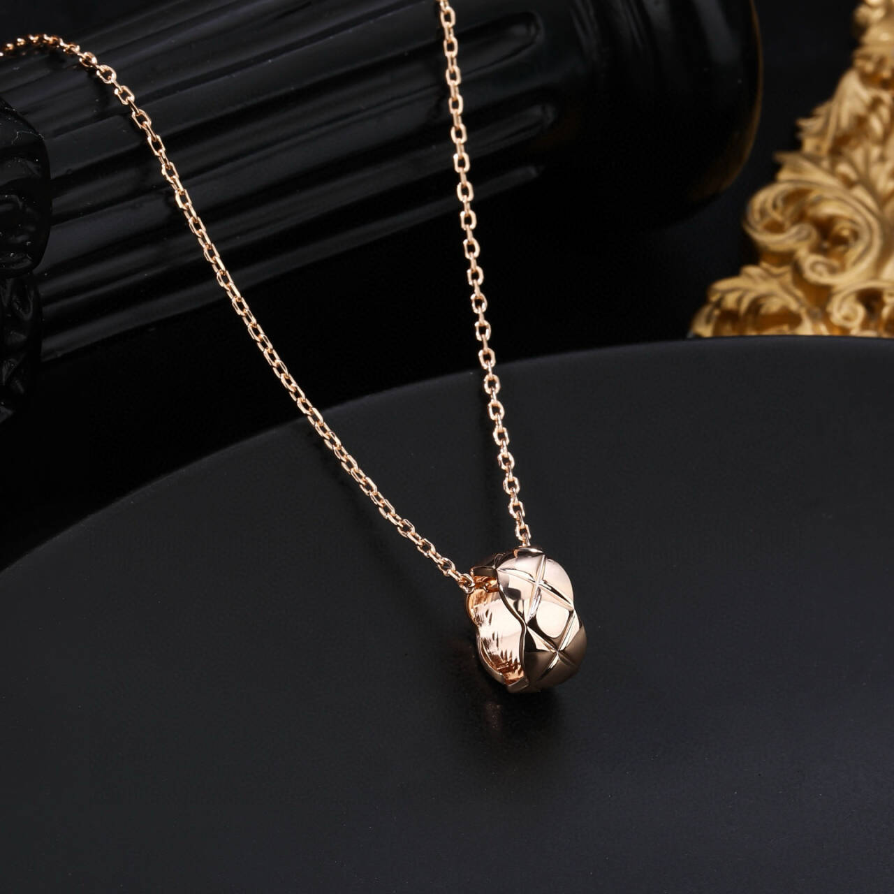 ココ クラッシュ コレクション ネックレス 18Kベージュゴールド