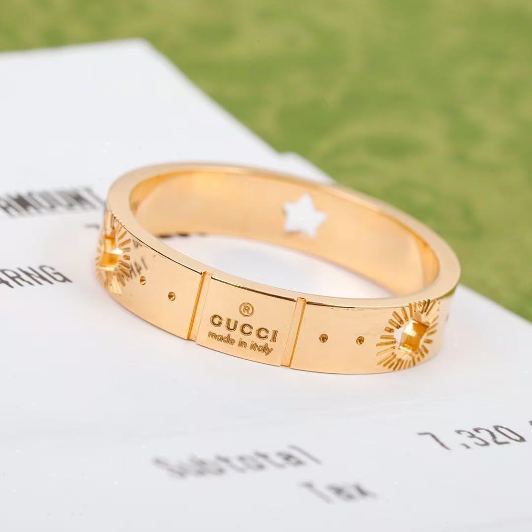 オンライン限定 スター イエローゴールド リング