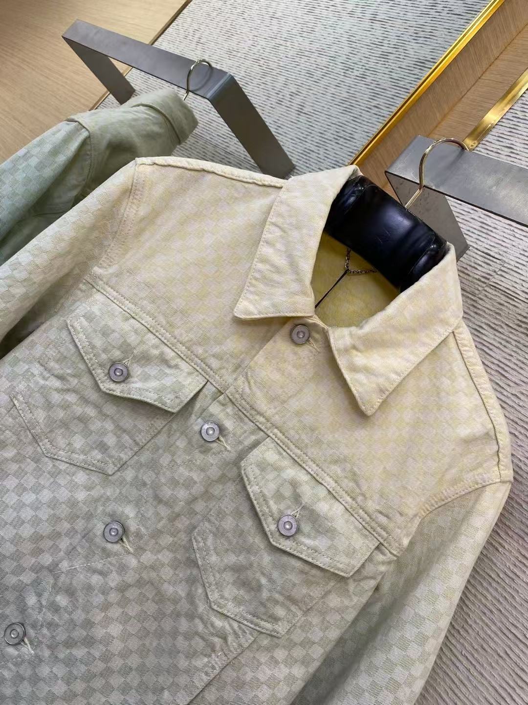 Louis vuitton ダミエ グラディエントジャカード デニムジャケット