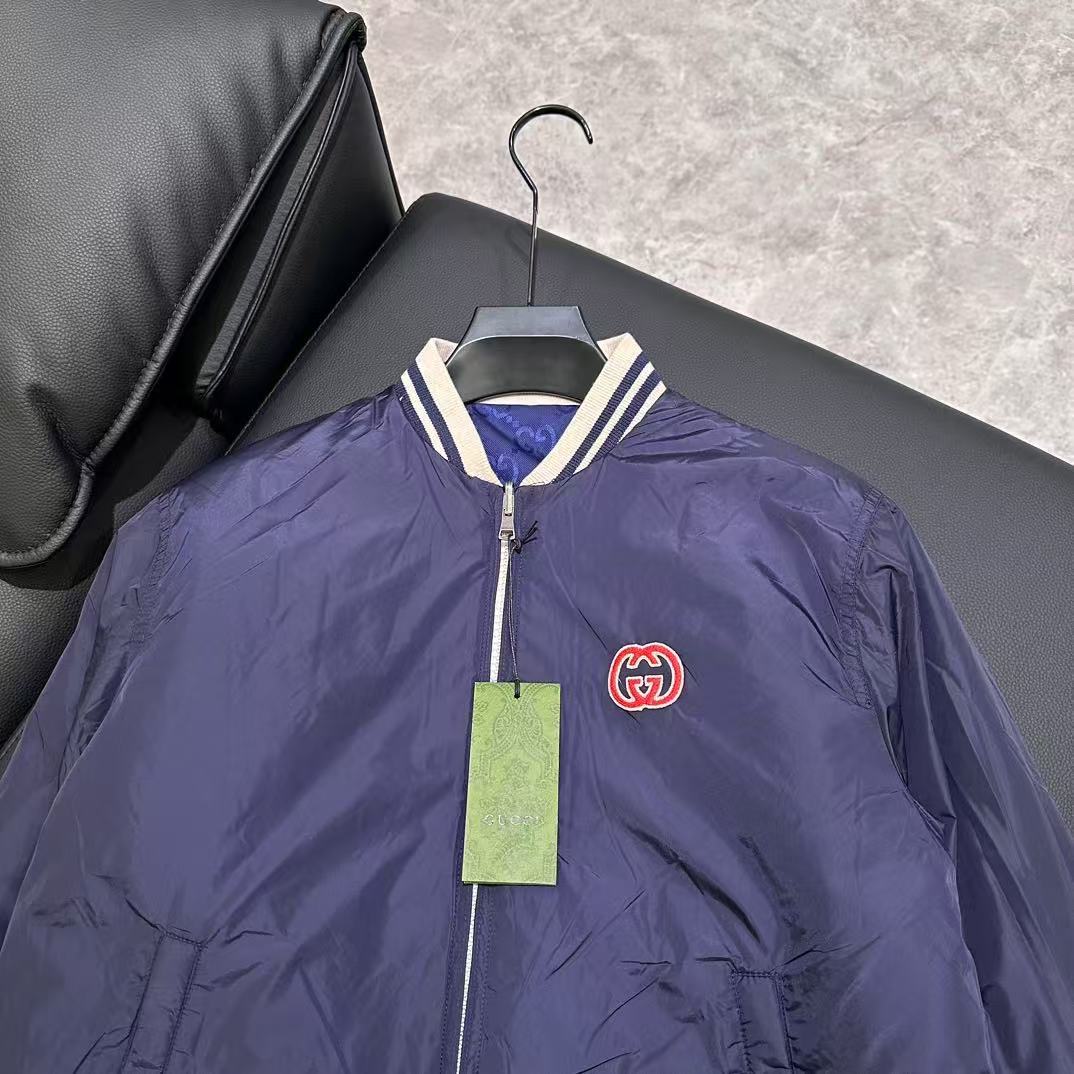 GUCCI リバーシブル ナイロンキャンバス ジャケット