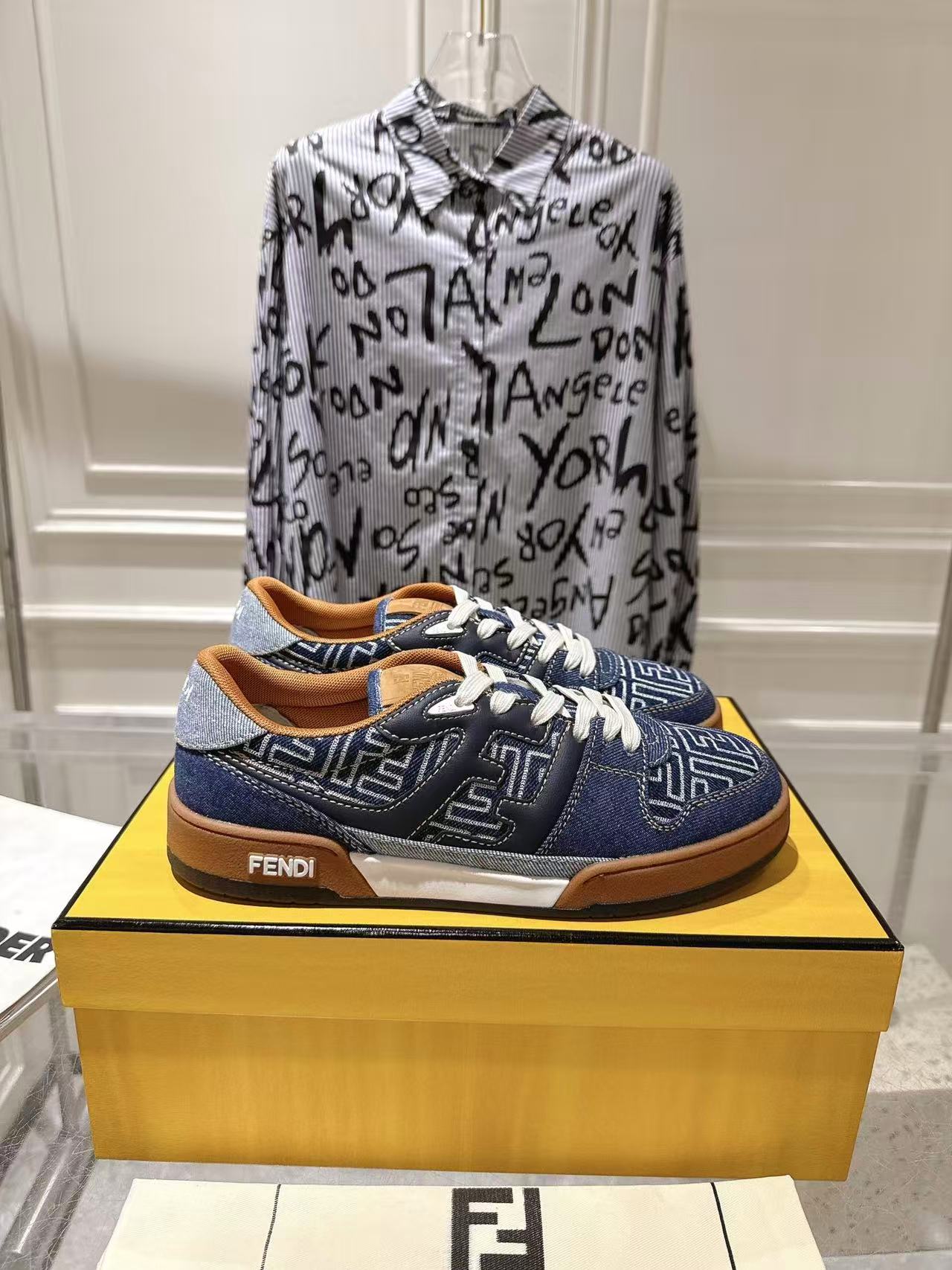 DIOR フェンディ マッチ スニーカー