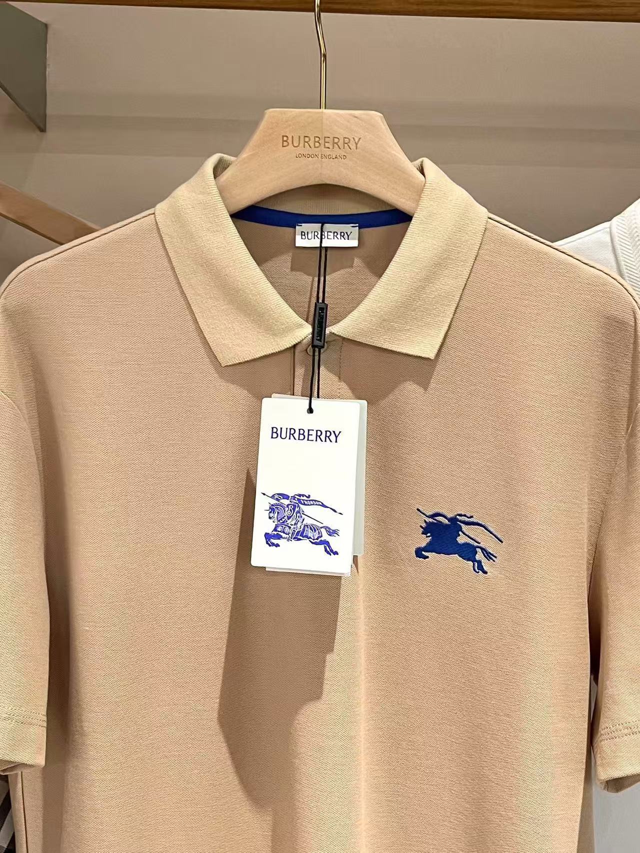 Burberry コットン ポロシャツ