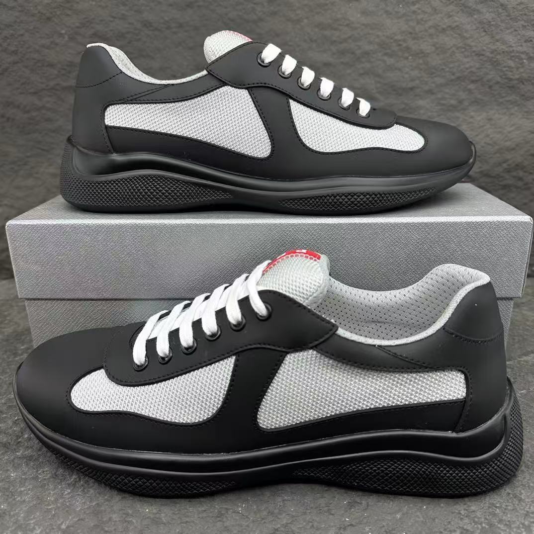 Prada プラダ アメリカズカップ ソフトラバーxバイクファブリック スニーカー