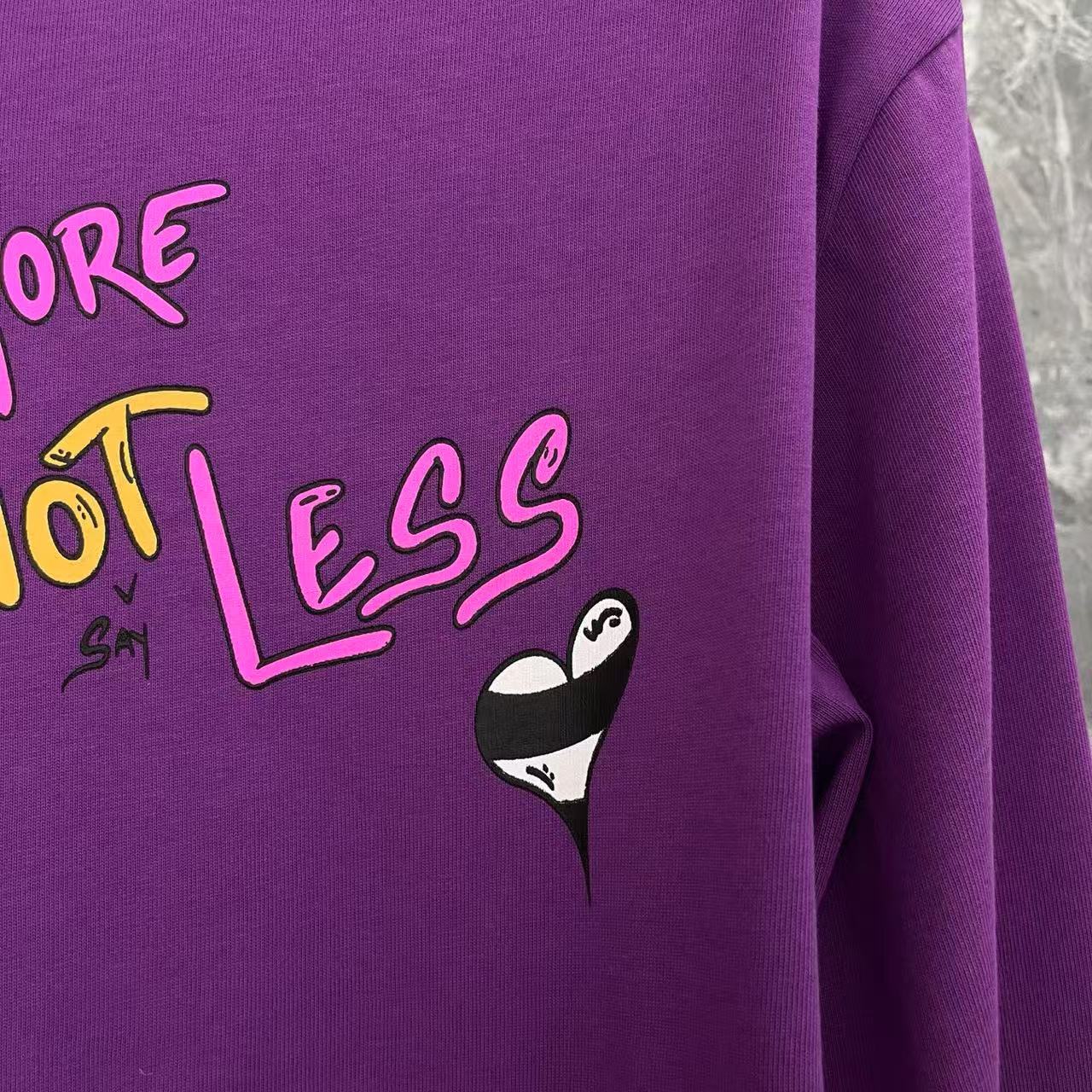 CHROME HEARTS 紫 長袖Tシャツ