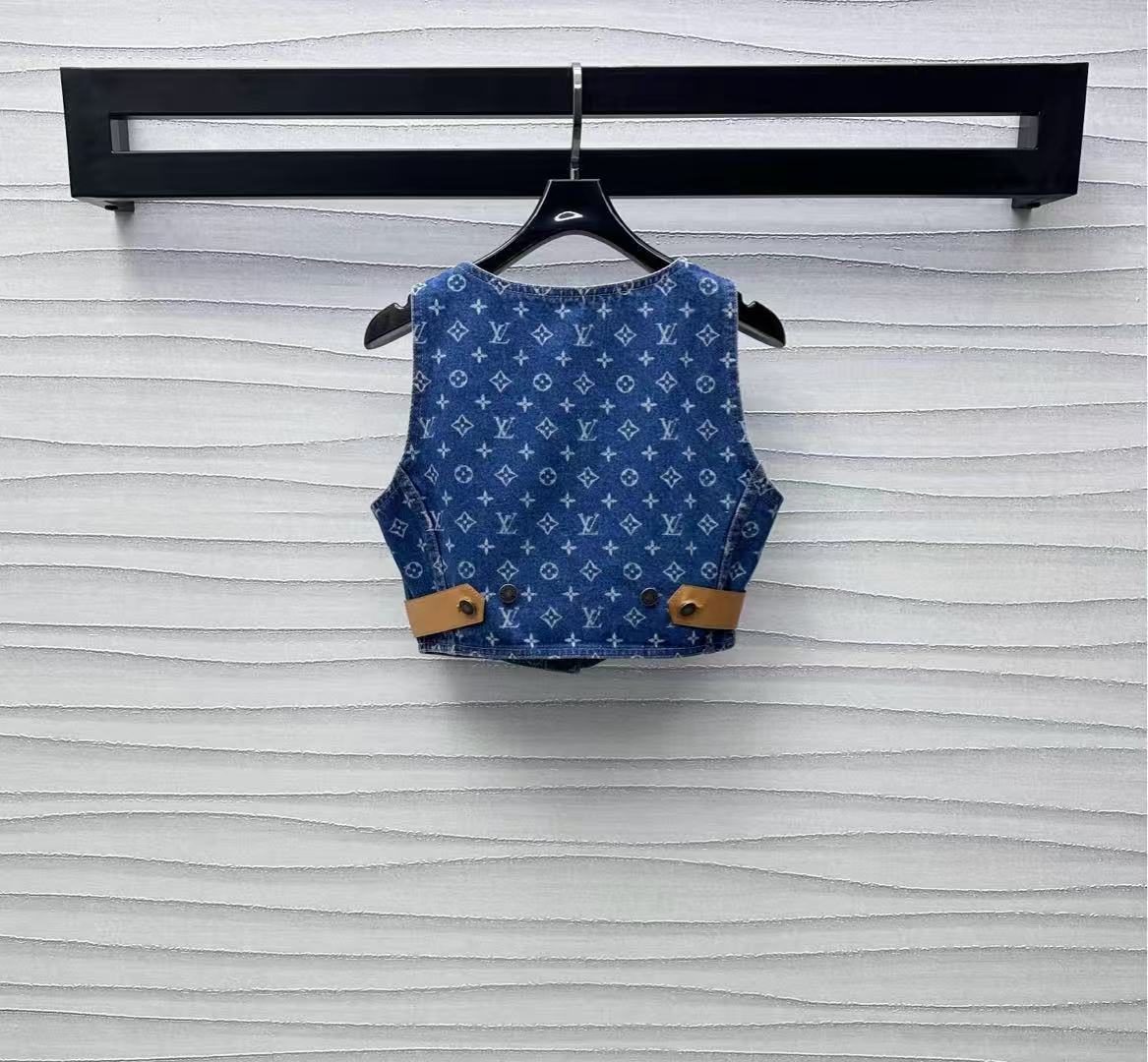 Louis vuitton モノグラム デニム クロップトップ