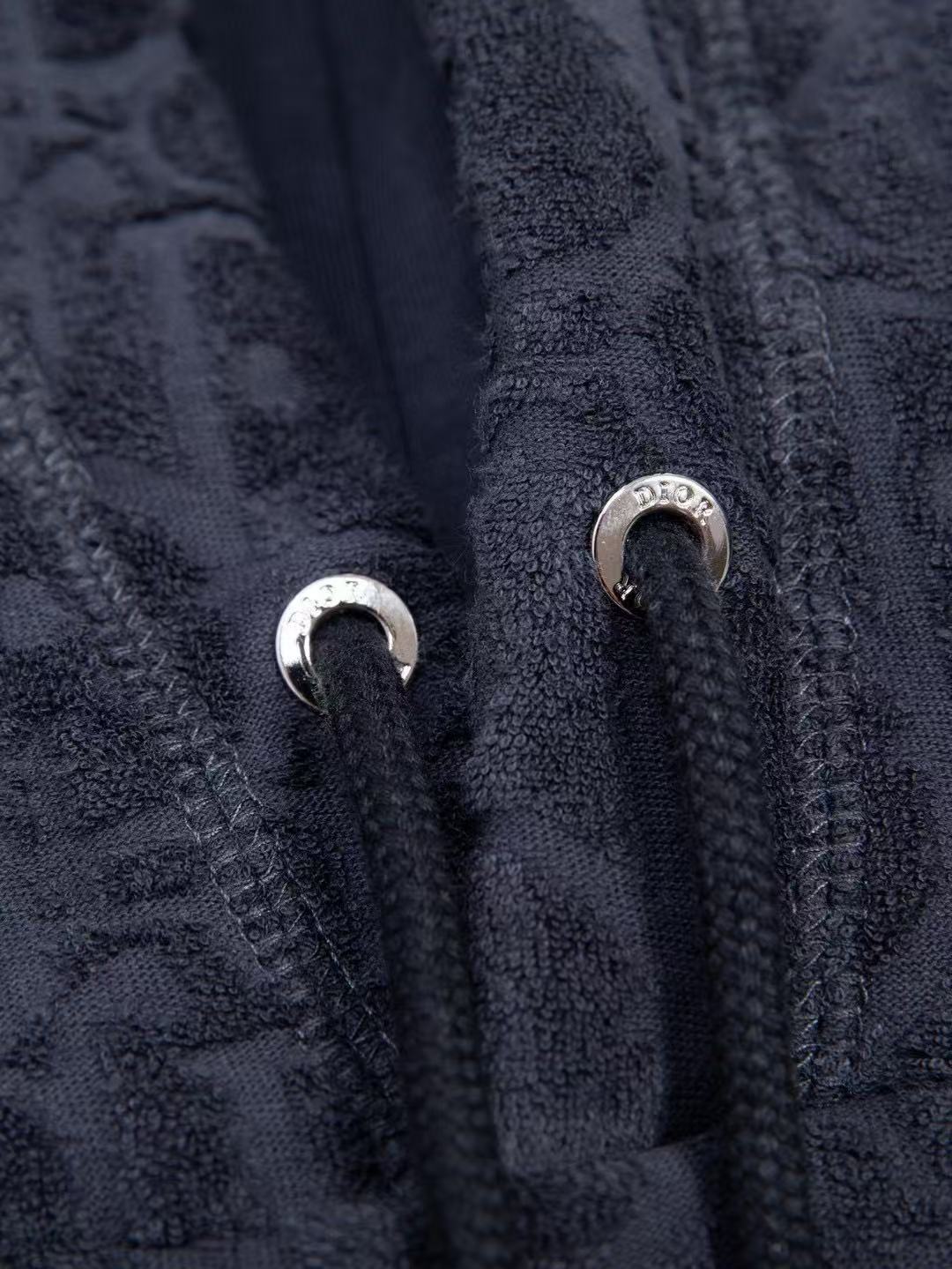 DIOR スウェットシャツ (リラックス フィット) ディオール オブリーク コットンフリース